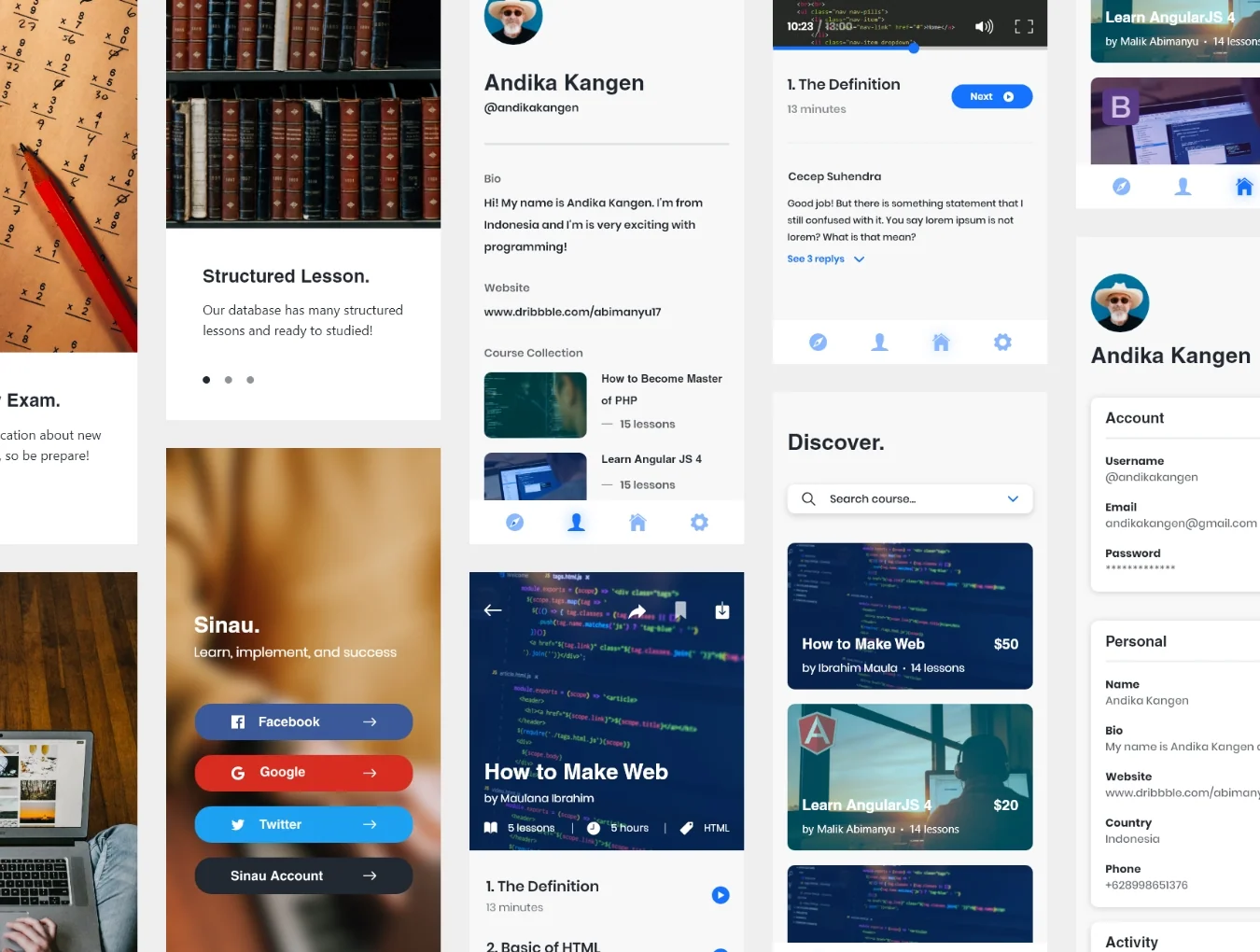 Online Course UI Kit 4