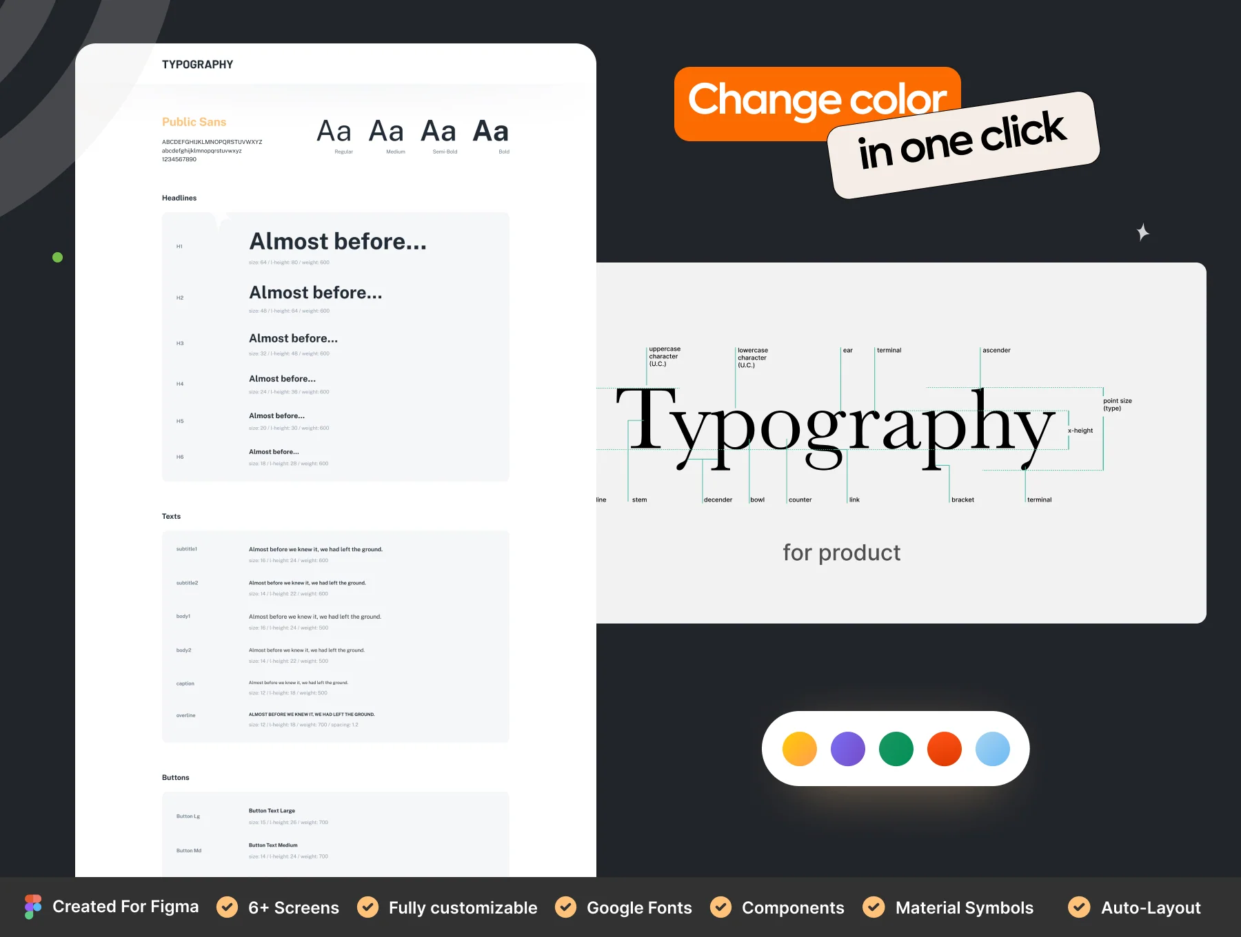 Online Course Web Template and UI Kit Design 3