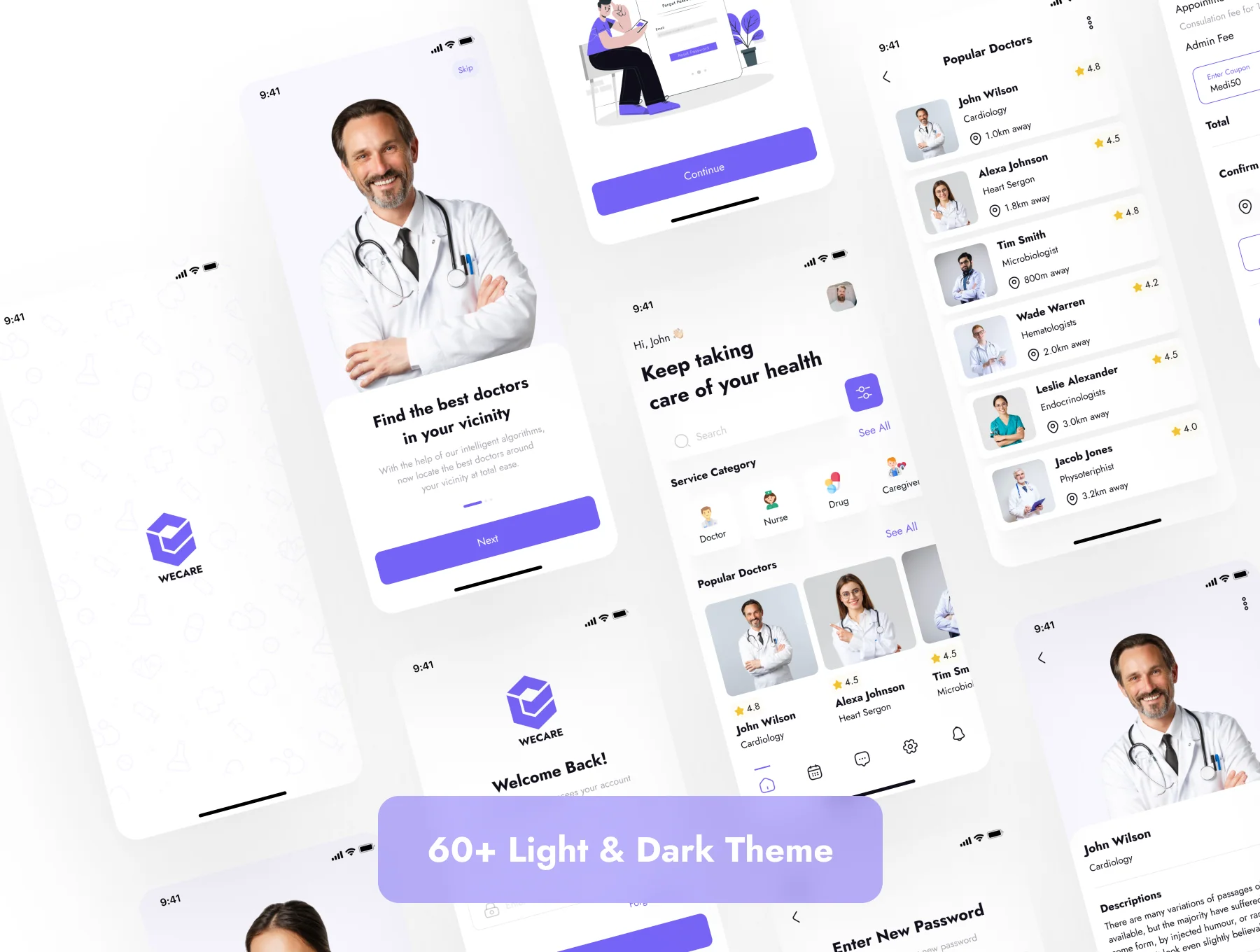 Online Doctor Appointment App UI Kit 5