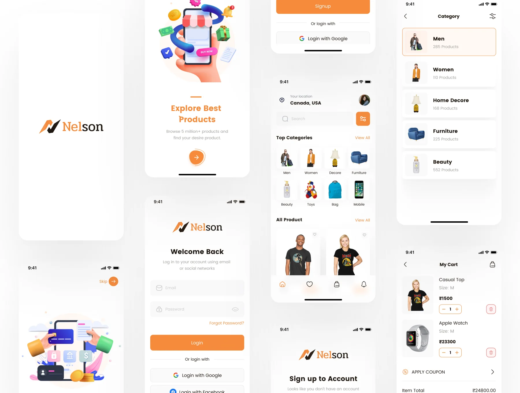 E-Commerce App UI Kit 5