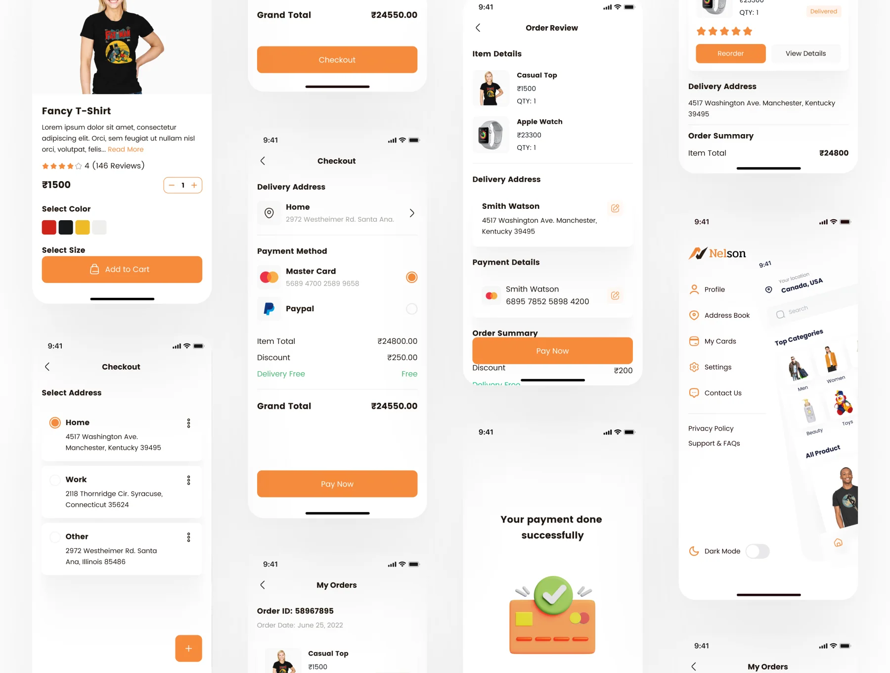 E-Commerce App UI Kit 6