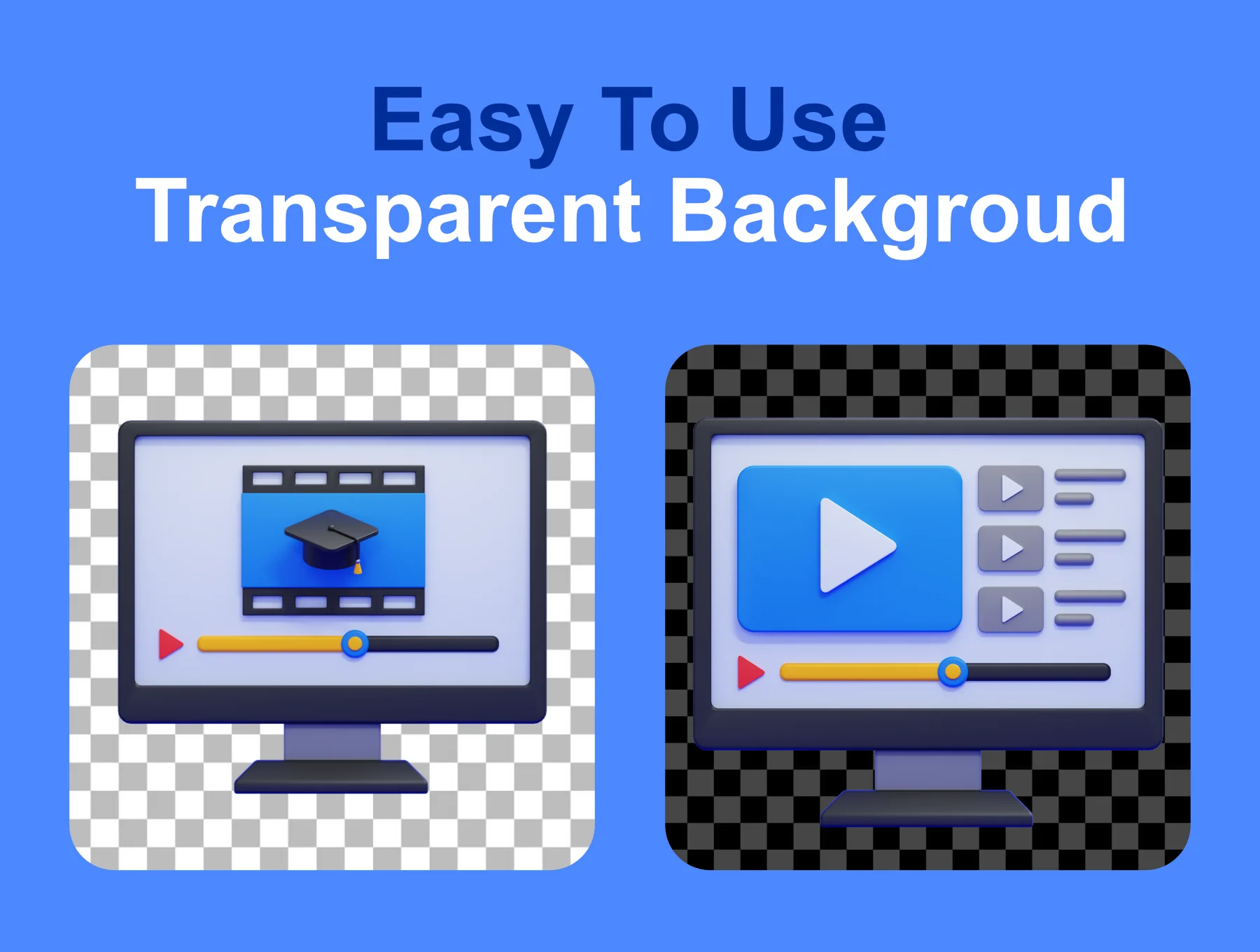 Online Education 3D Icons Packs 5