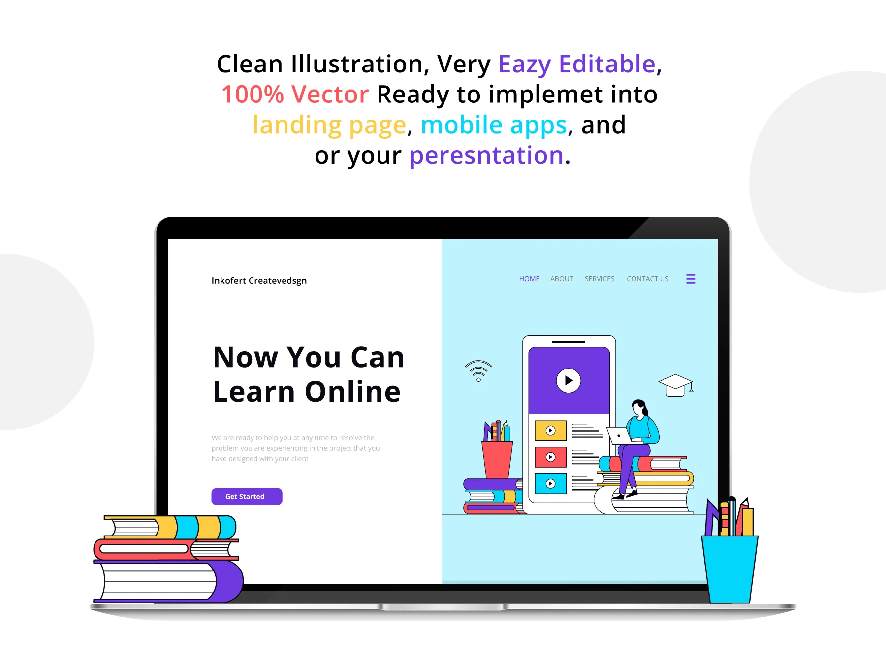 Online Education Illustration 2