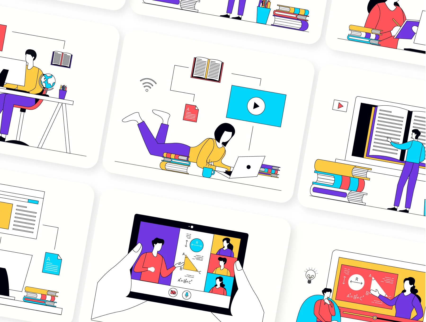 Online Education Illustration 6
