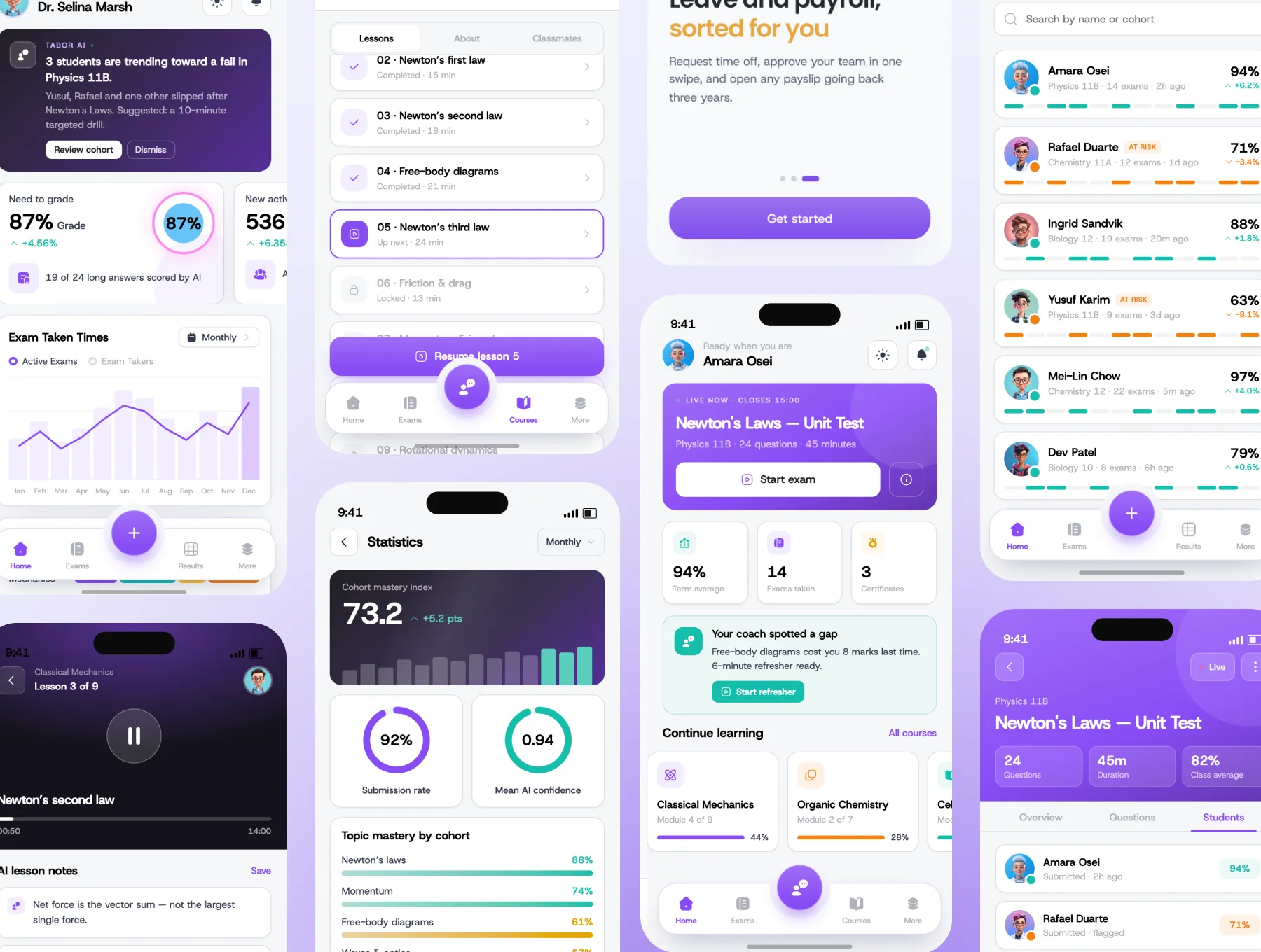 Online Exam & Quiz Learning Mobile App Design 2