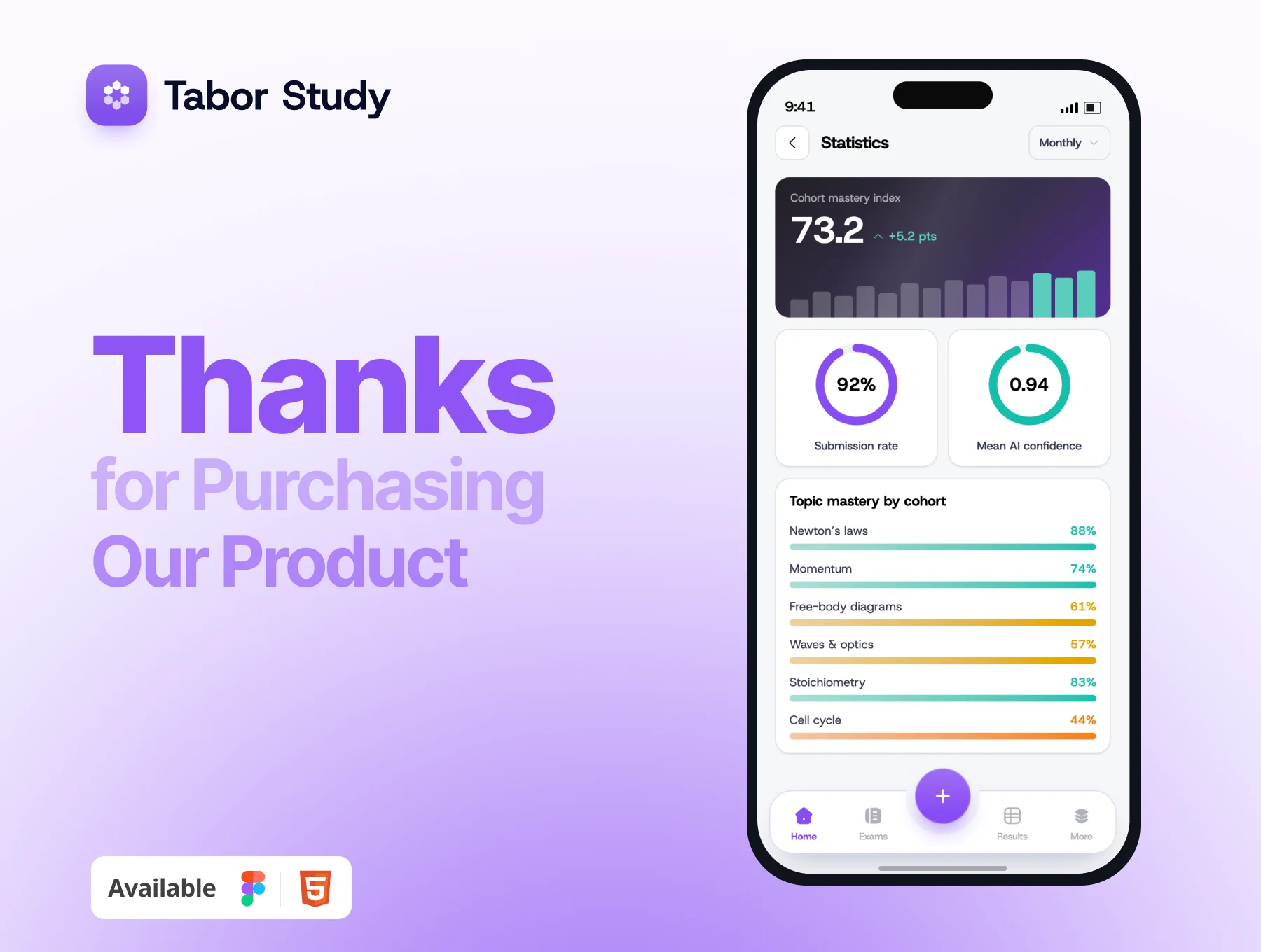 Online Exam & Quiz Learning Mobile App Design 6