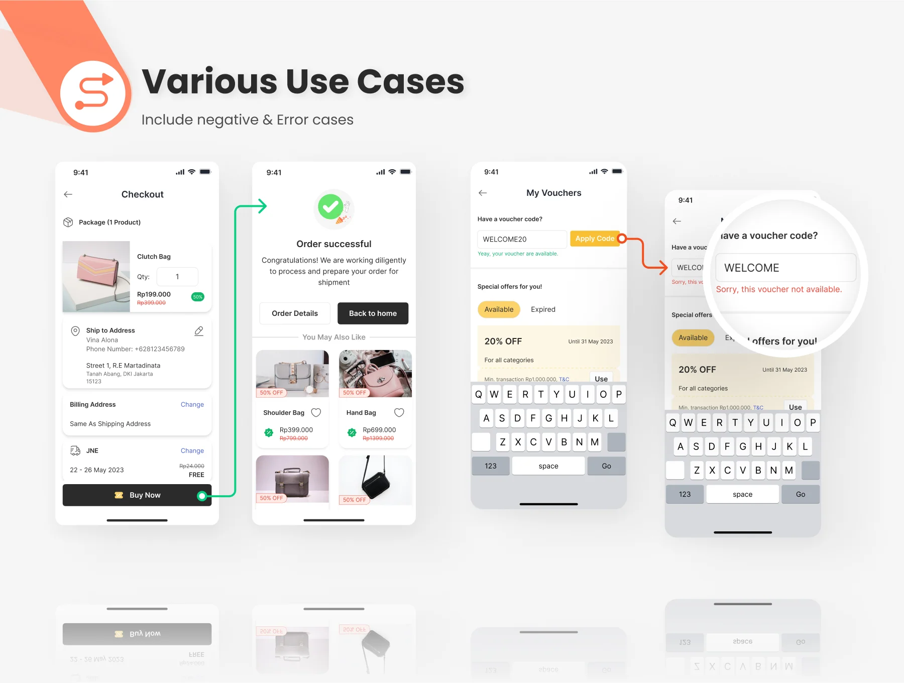 VIXA Store - Online Fashion Store Mobile App UI Kit 4