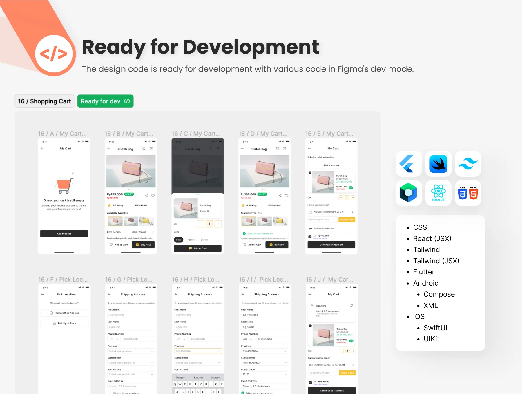 VIXA Store - Online Fashion Store Mobile App UI Kit 7