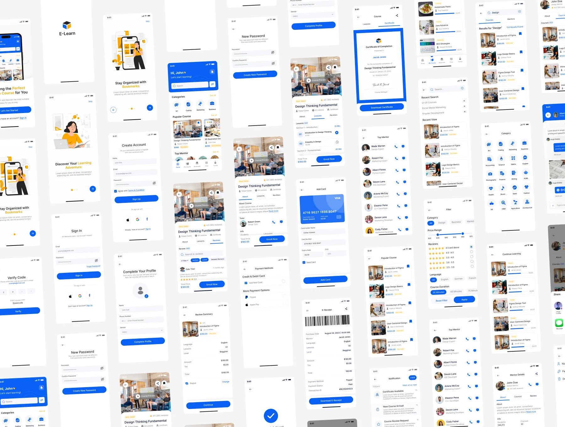 Online Learning App UI Kit