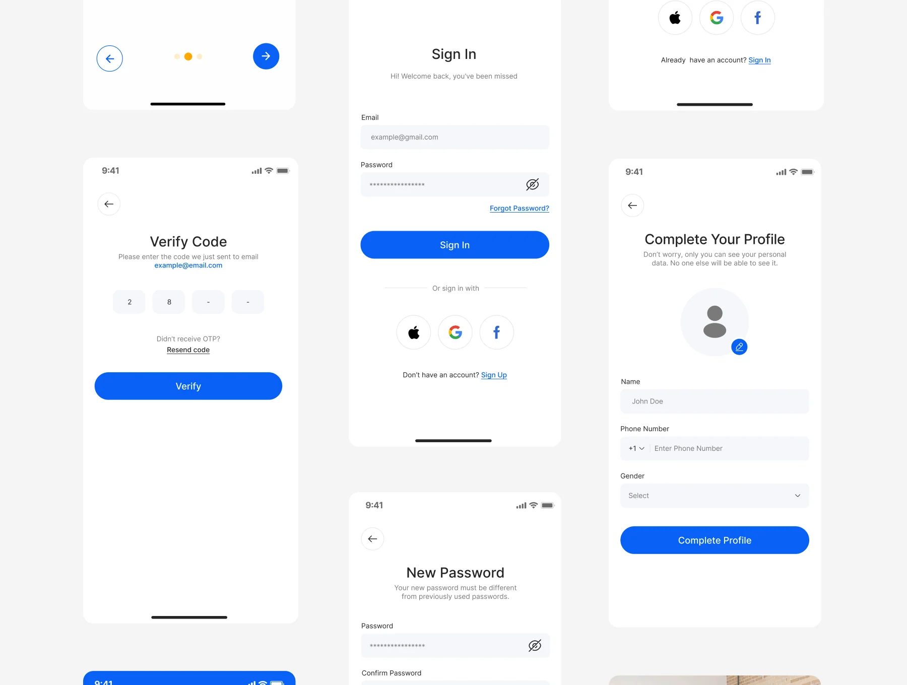 Online Learning  App UI Kit 3