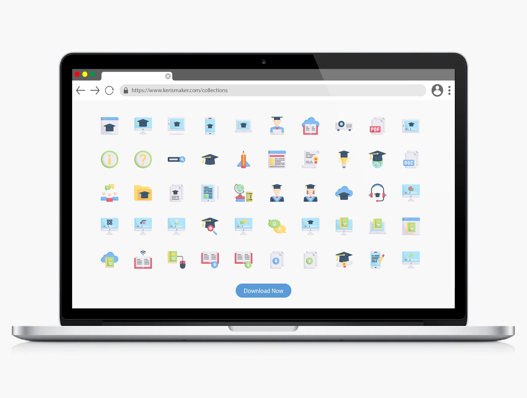 Online Learning Icons 4