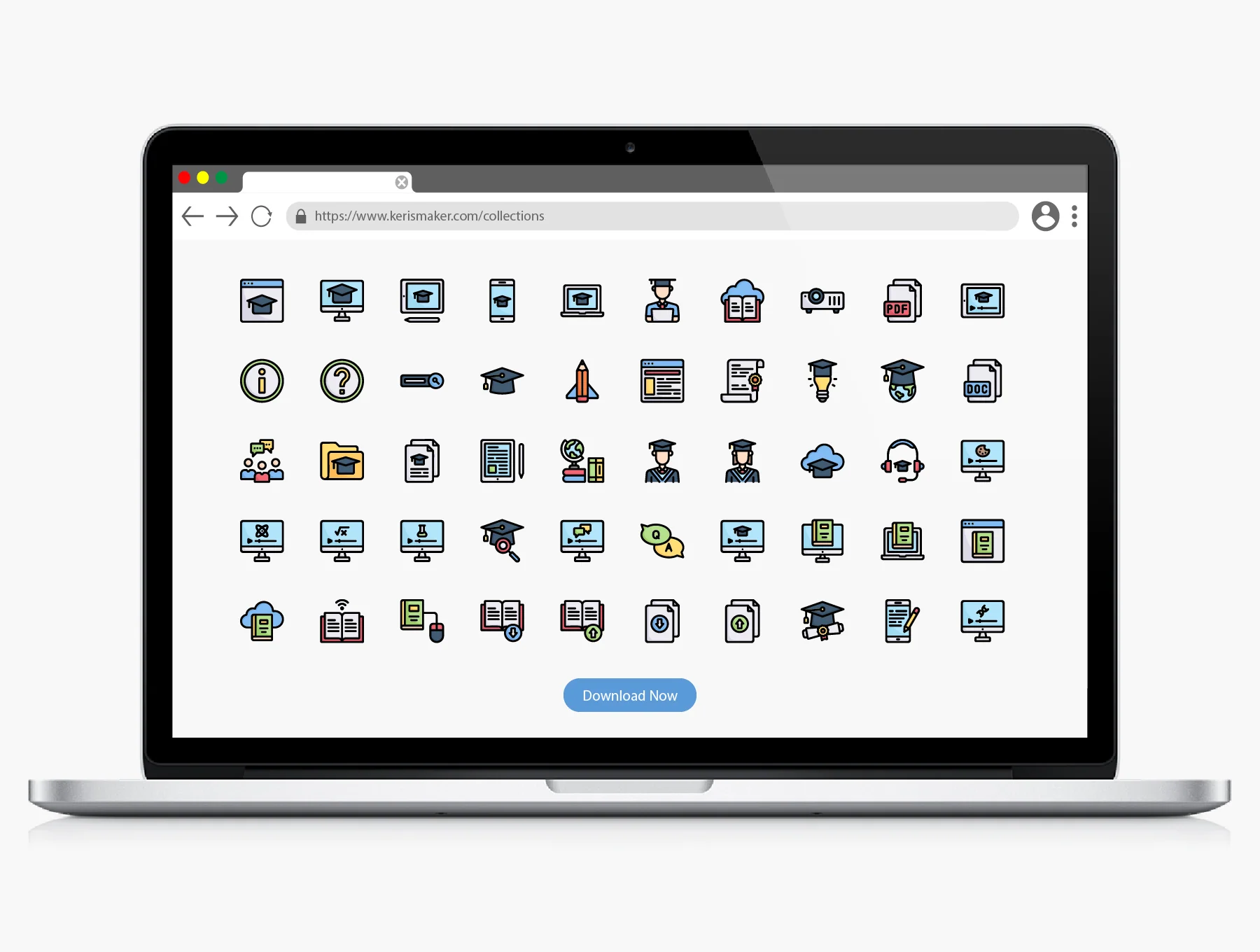 Online Learning Icons 5