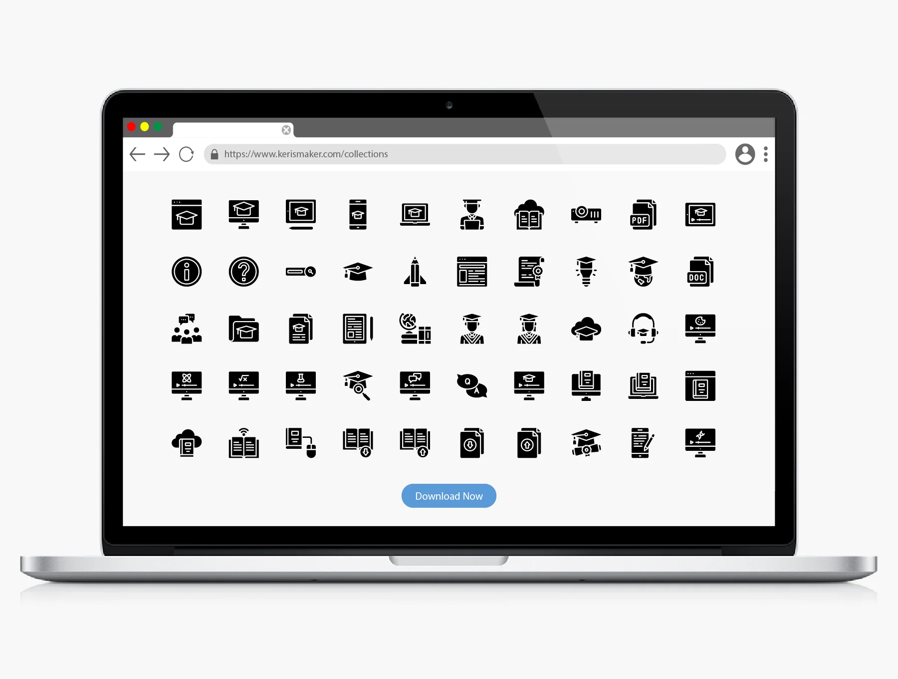 Online Learning Icons 6