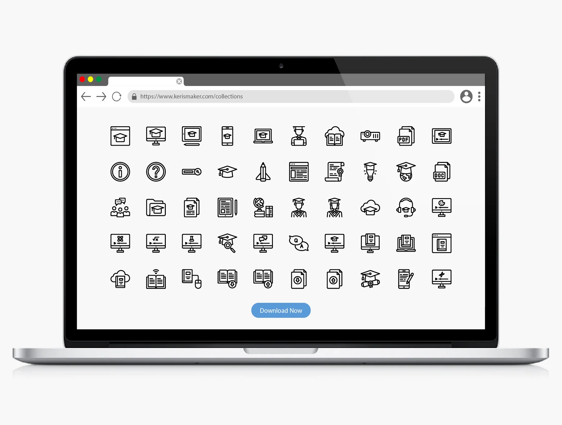 Online Learning Icons 7