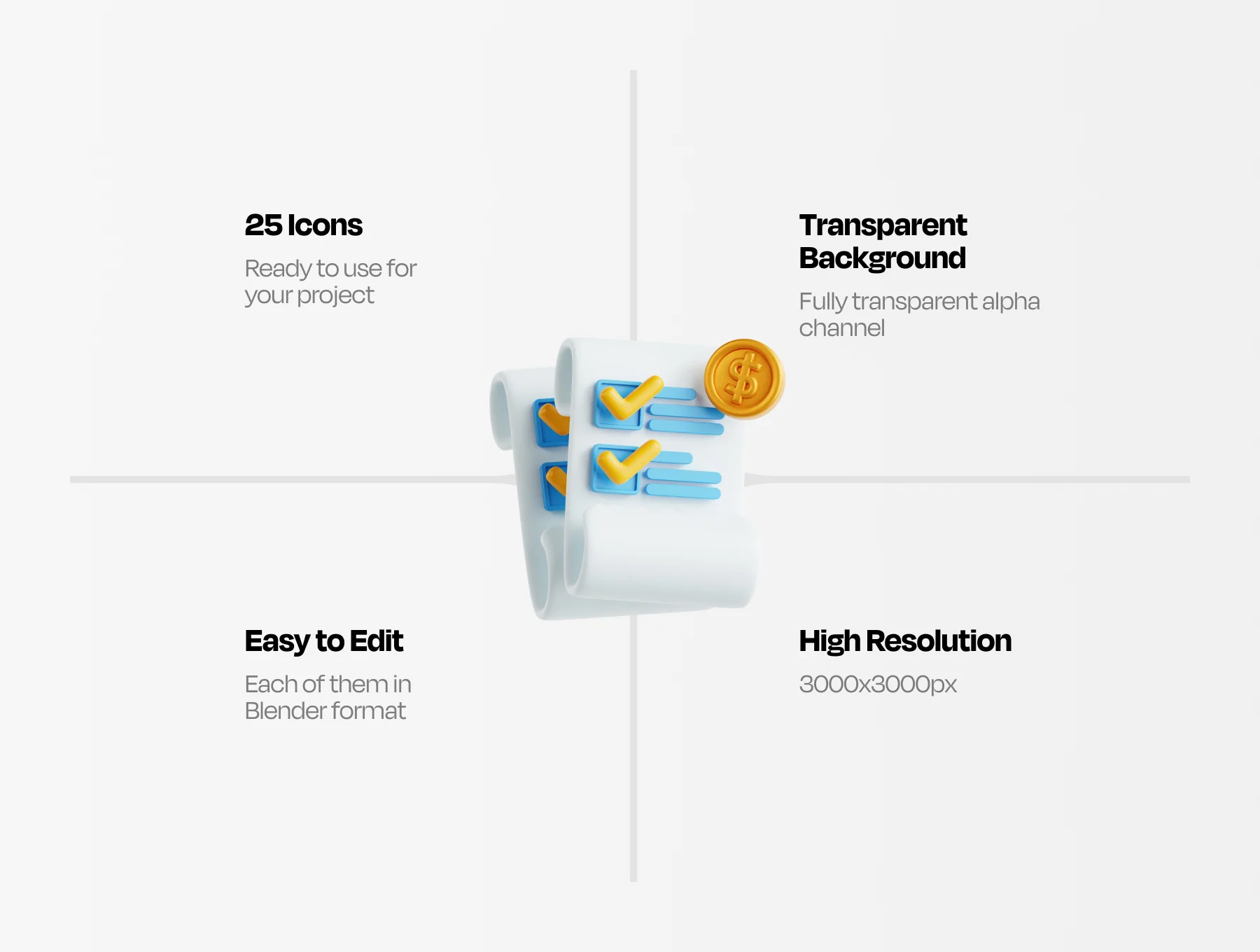 Online Payment 3D Icon Set 2