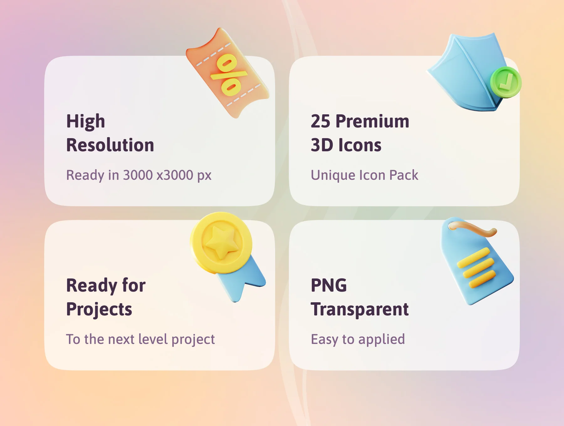 Online Shop 3D Icon Pack 2