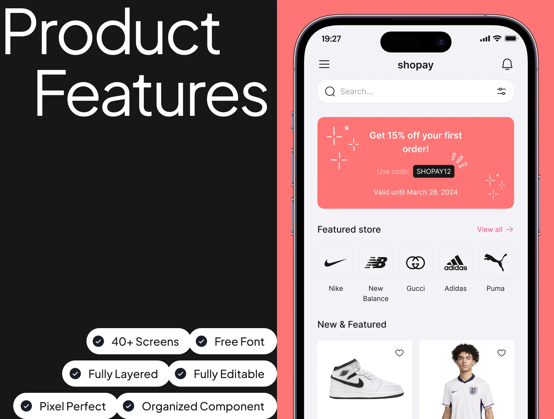 OnlineShopping App UI Kit