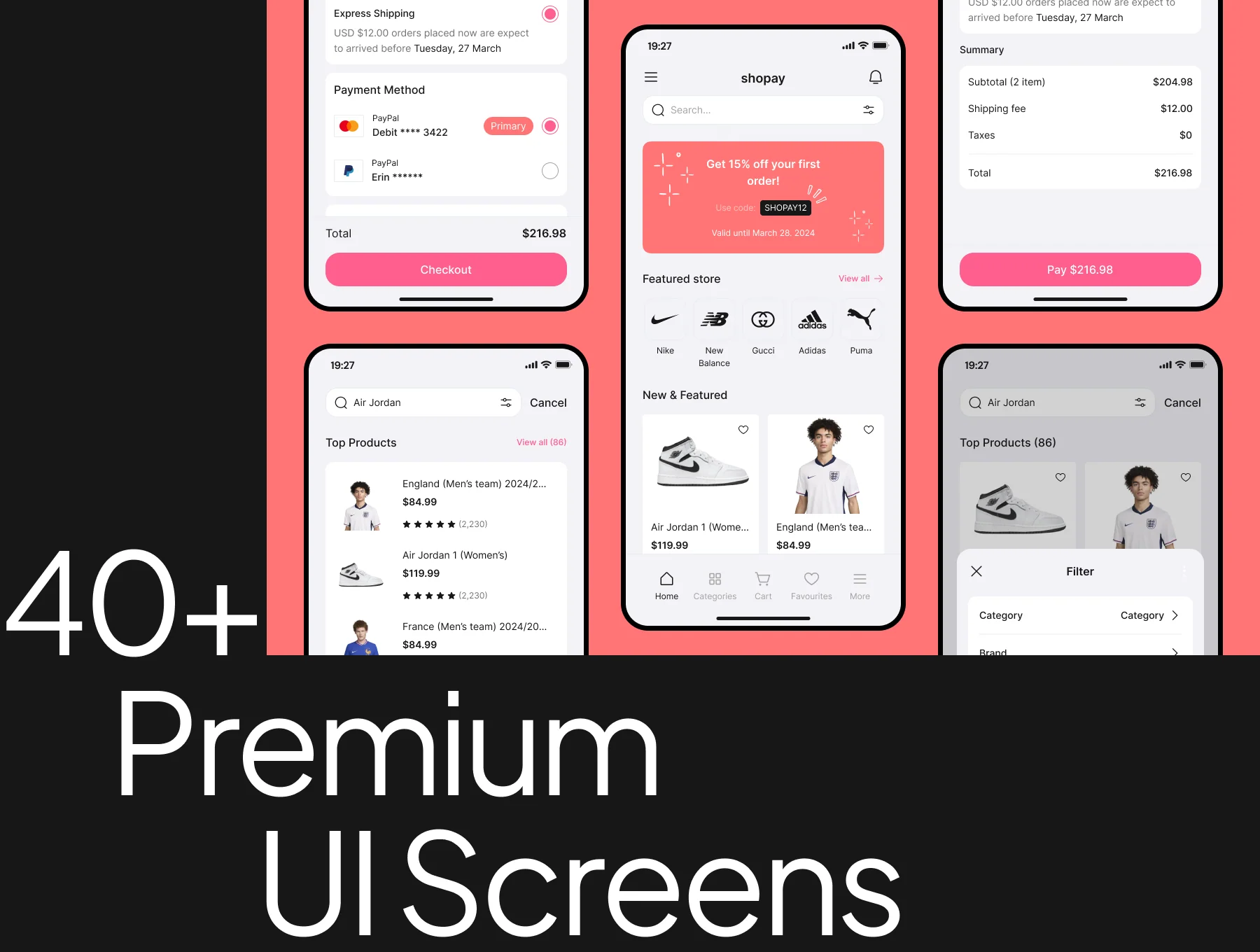 OnlineShopping App UI Kit 5