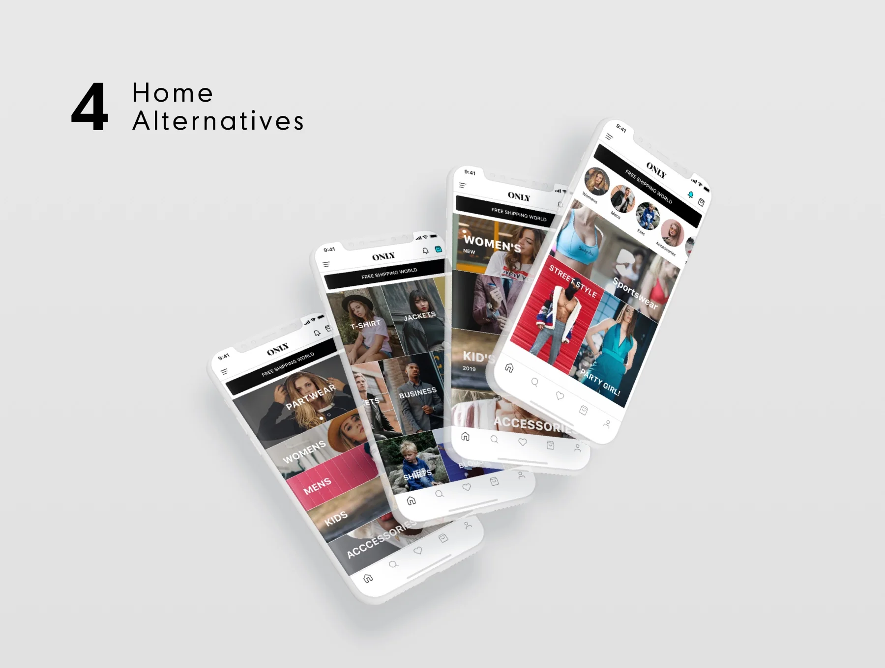 ONLY Fashion Mobile E-Commerce UI Kit 4