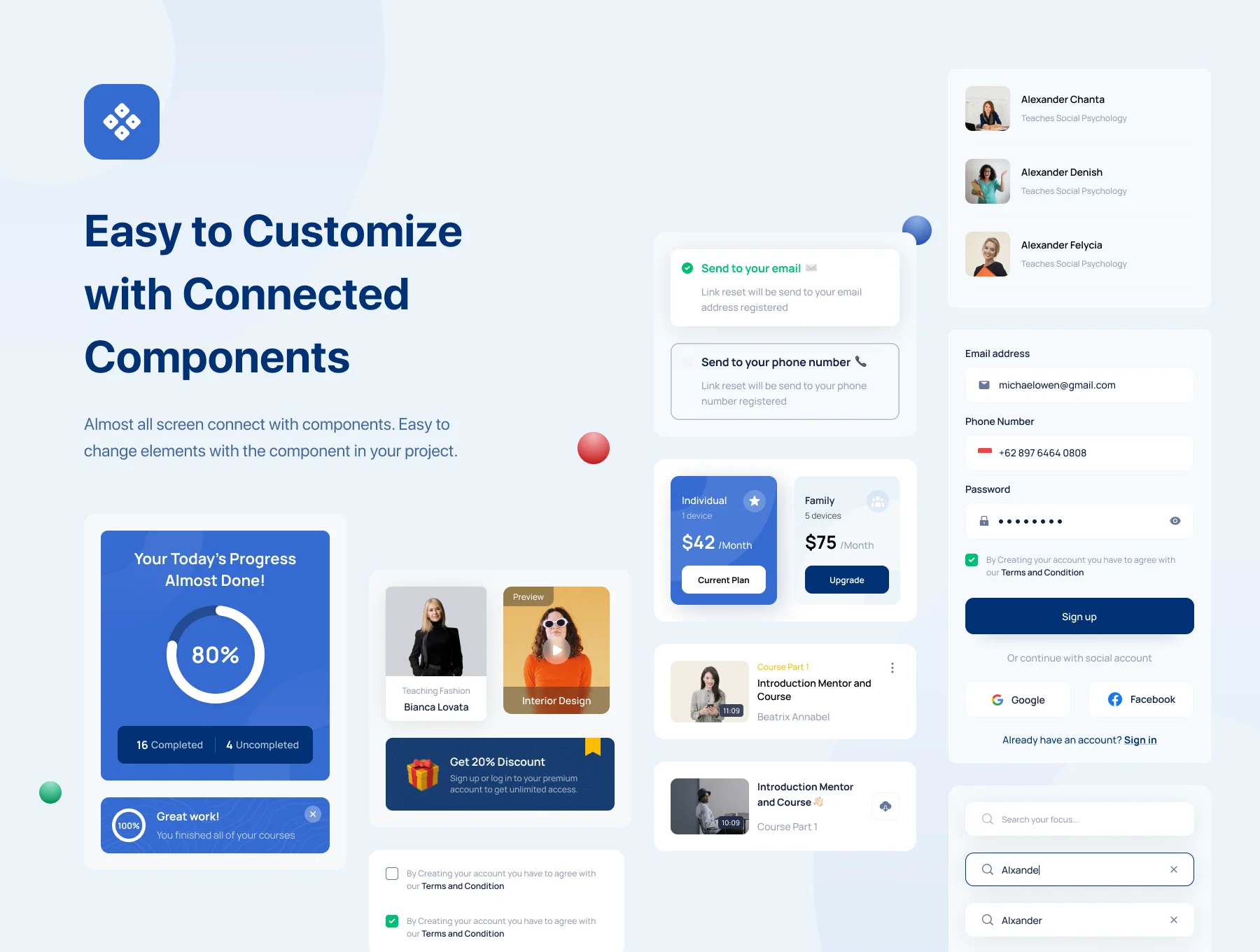 Ontari - E-Learning App UI Kit 3