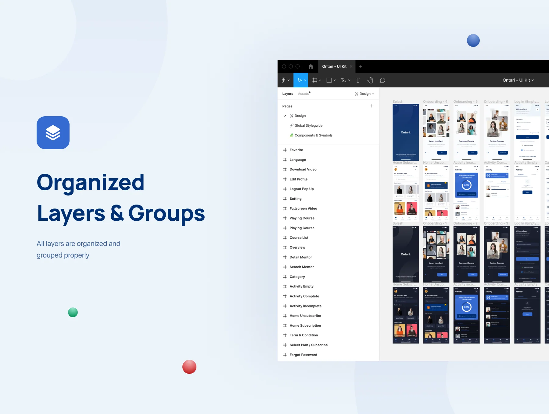 Ontari - E-Learning App UI Kit 4