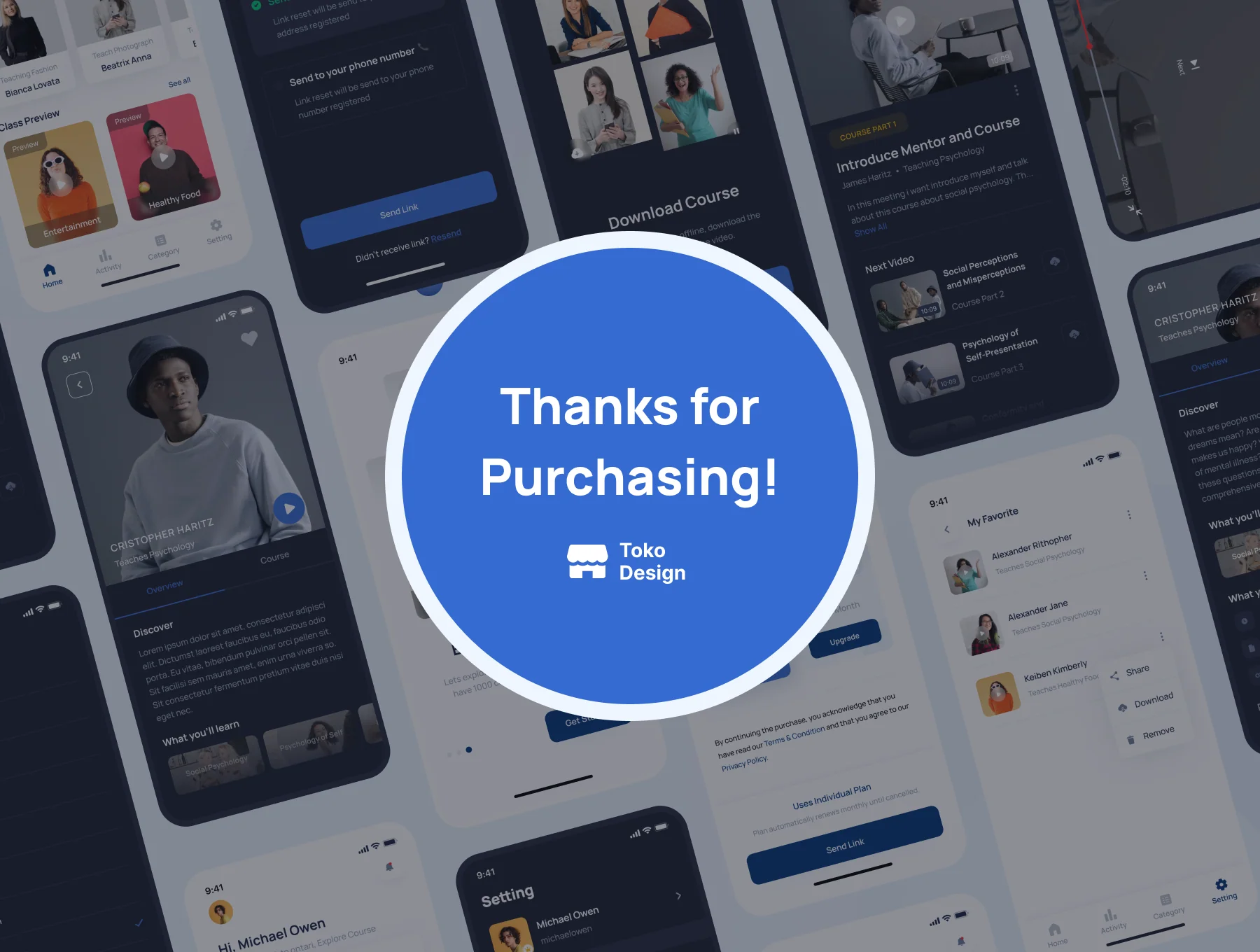 Ontari - E-Learning App UI Kit 6