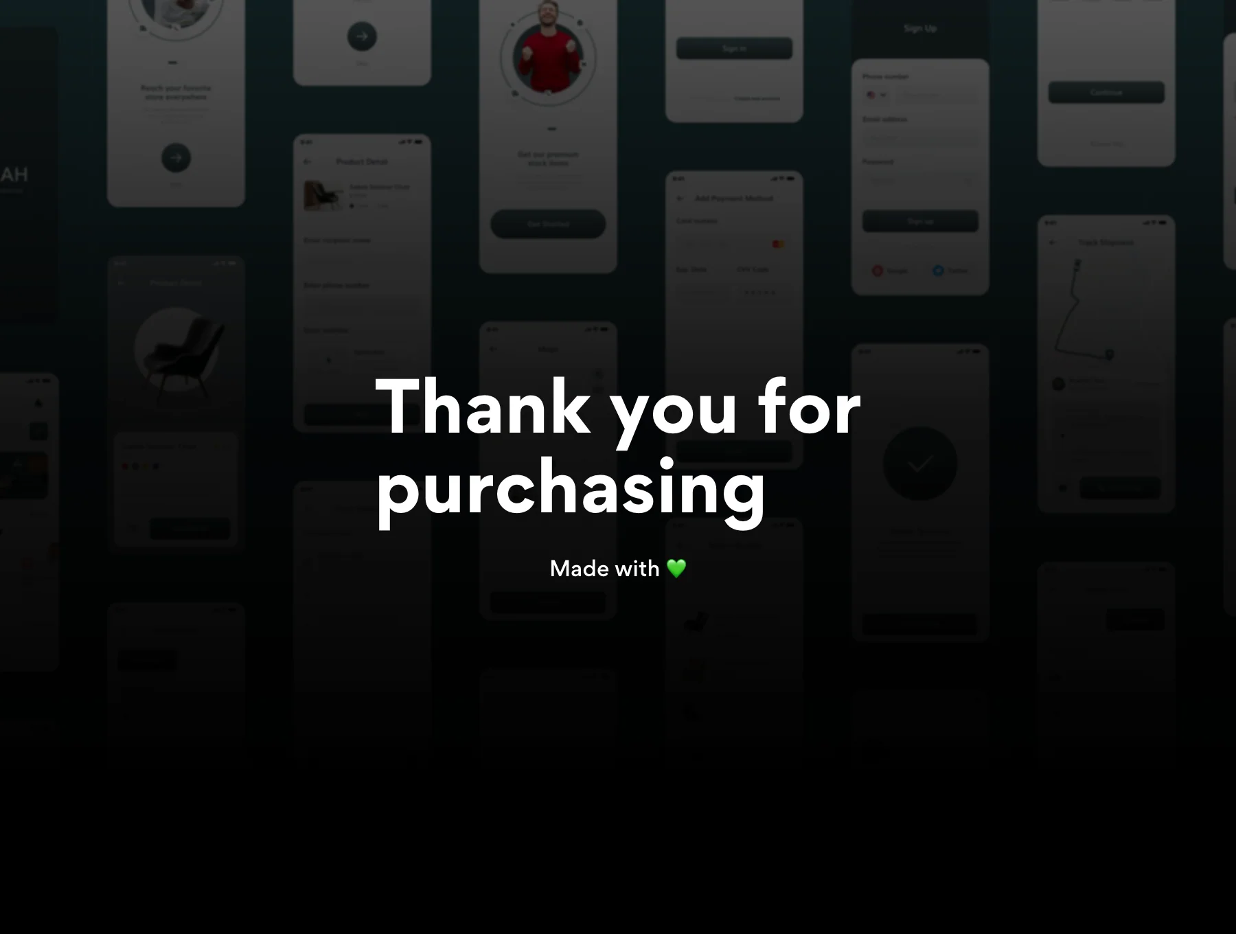 Oomah - Furniture Apps UI KIT 6