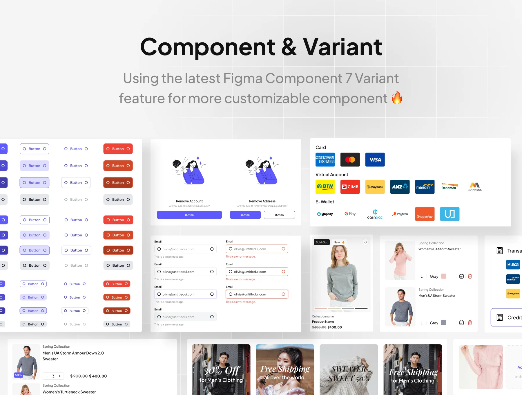 OOTD E-Commerce - E-Commerce Website UI Design KIT 4