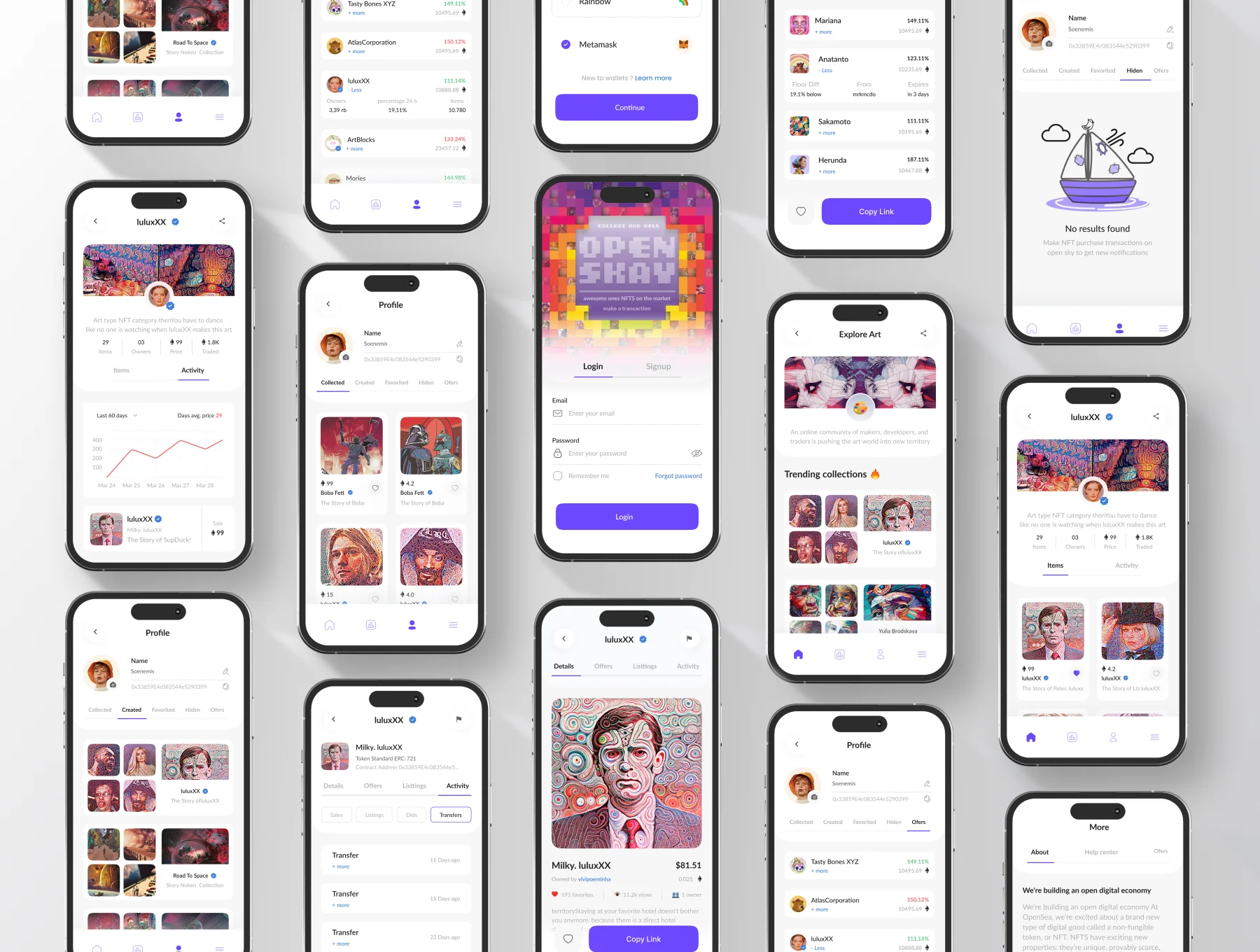 Open Skay - Nft UI Kit Mobile 3