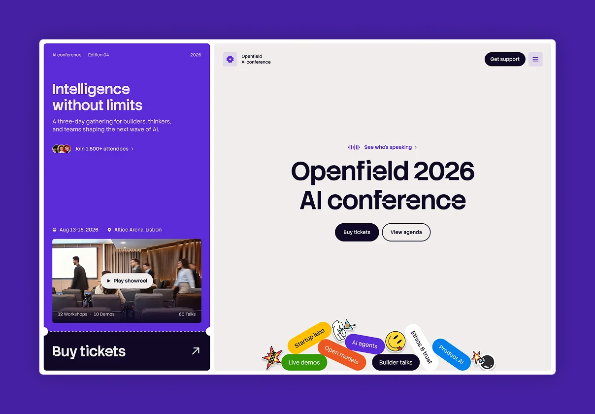 Openfield – Conference Template