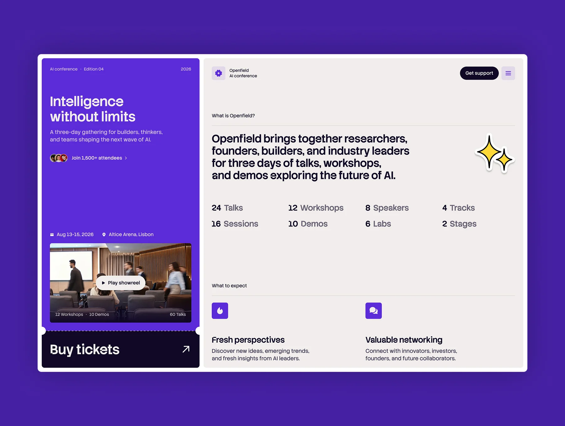 Openfield – Conference Template 2