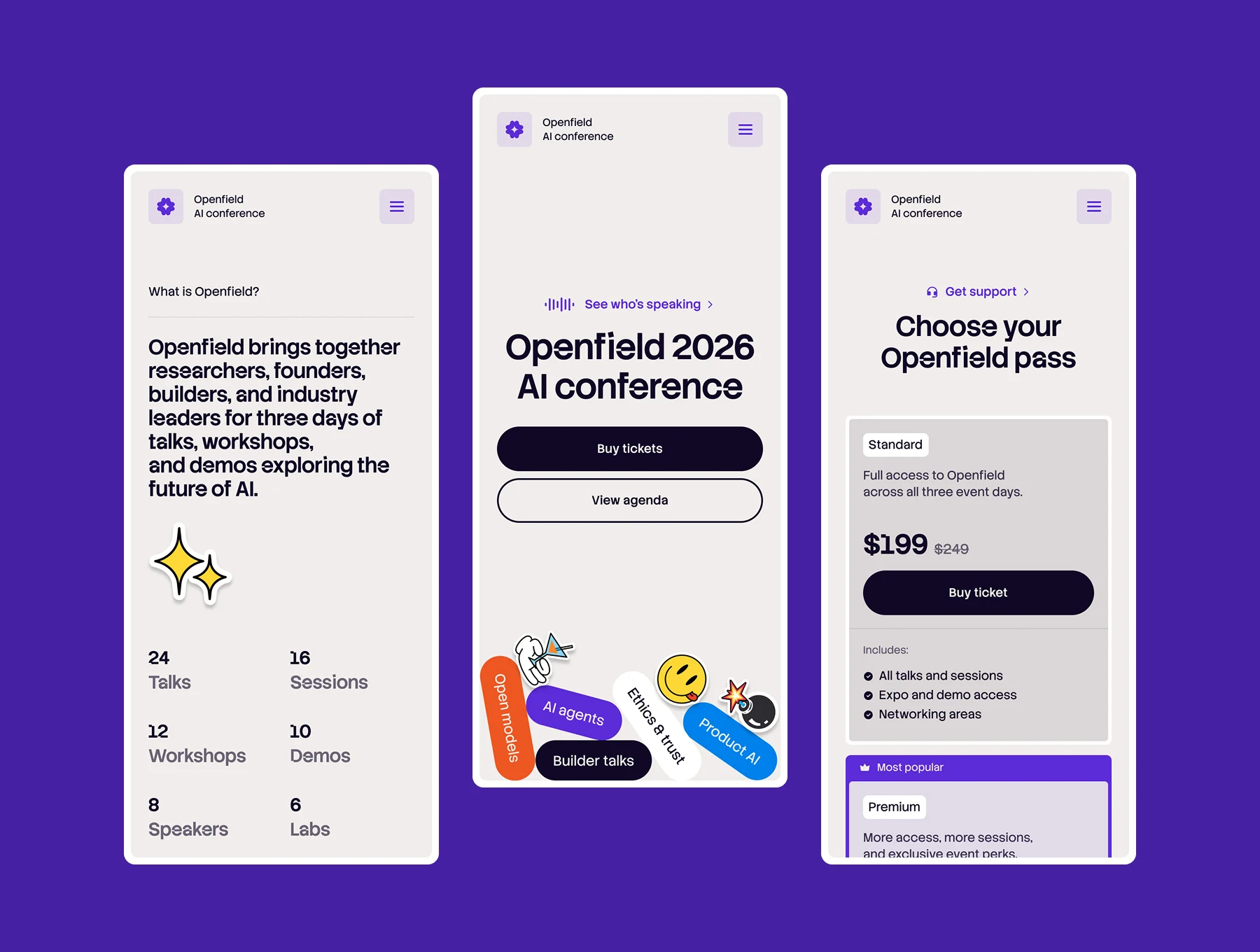 Openfield – Conference Template 4