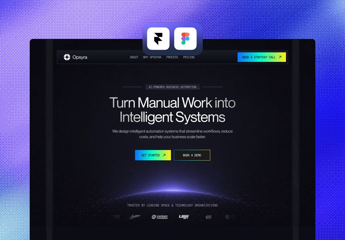 Opsyra – AI Automation Agency Framer Template