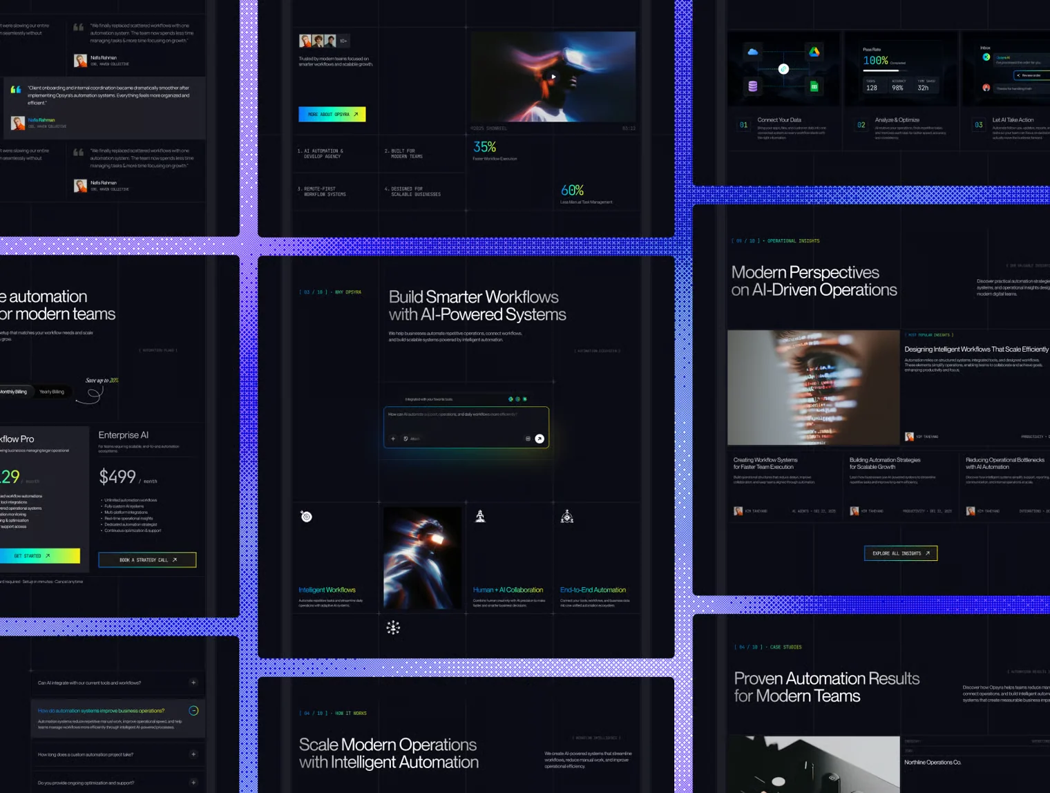 Opsyra – AI Automation Agency Framer Template 2