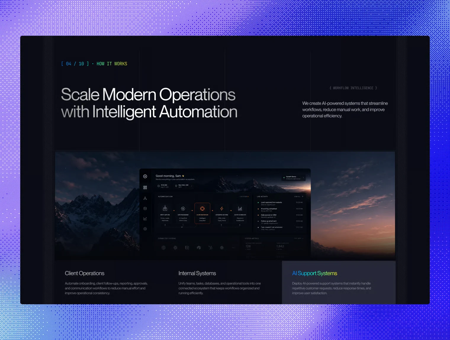 Opsyra – AI Automation Agency Framer Template 3
