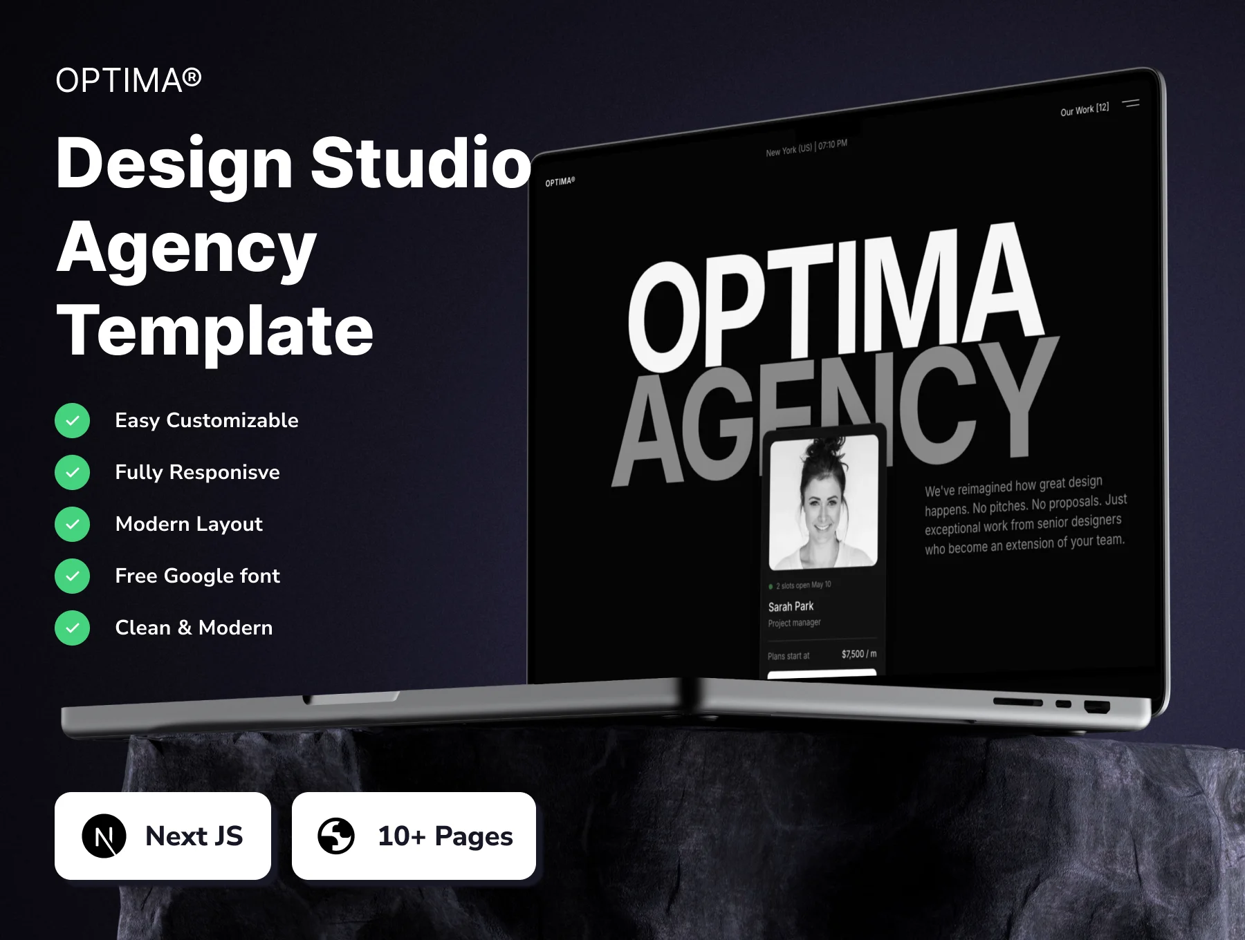 OPTIMA - Design Studio Agency Template