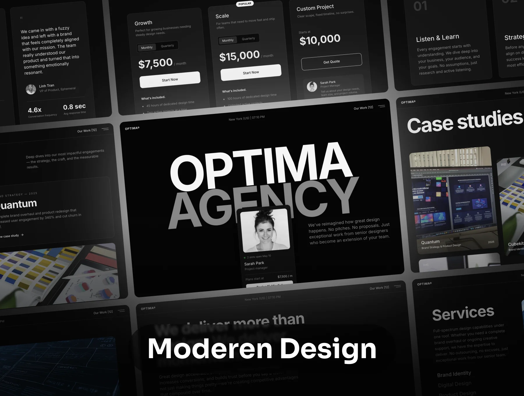 OPTIMA - Design Studio Agency Template 4
