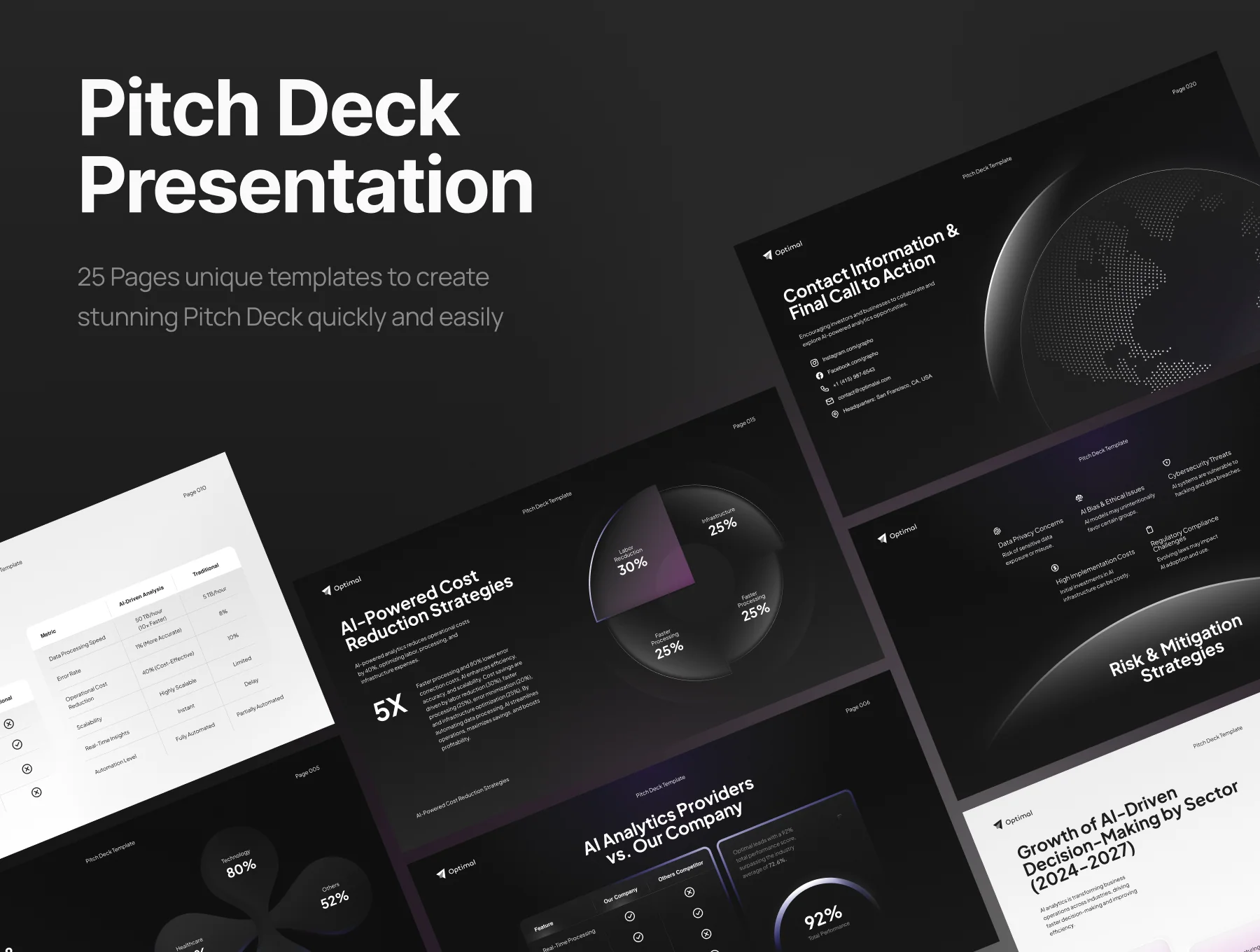 AI-Powered Data Analytics Pitch Deck - Optimal 2