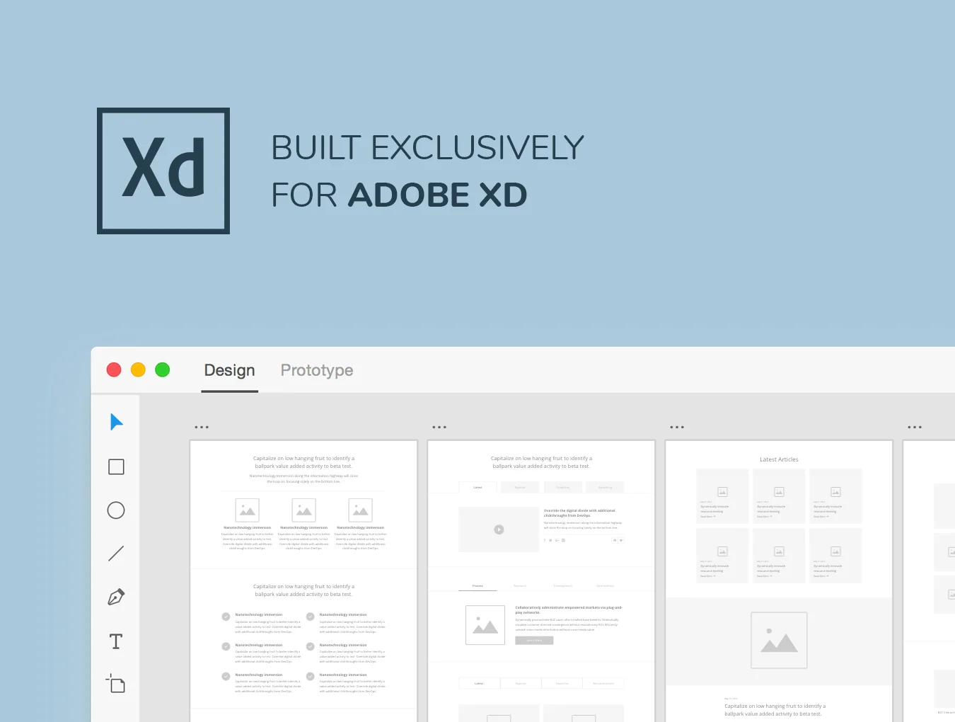 Optimum Wireframe Desktop 4