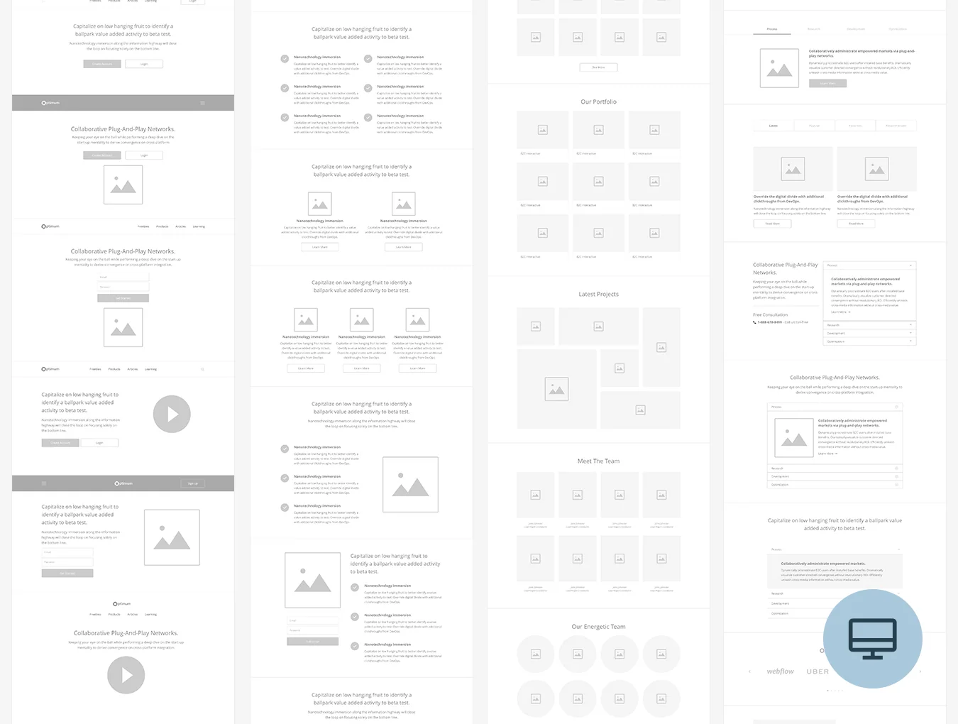 Optimum Wireframe Desktop 5