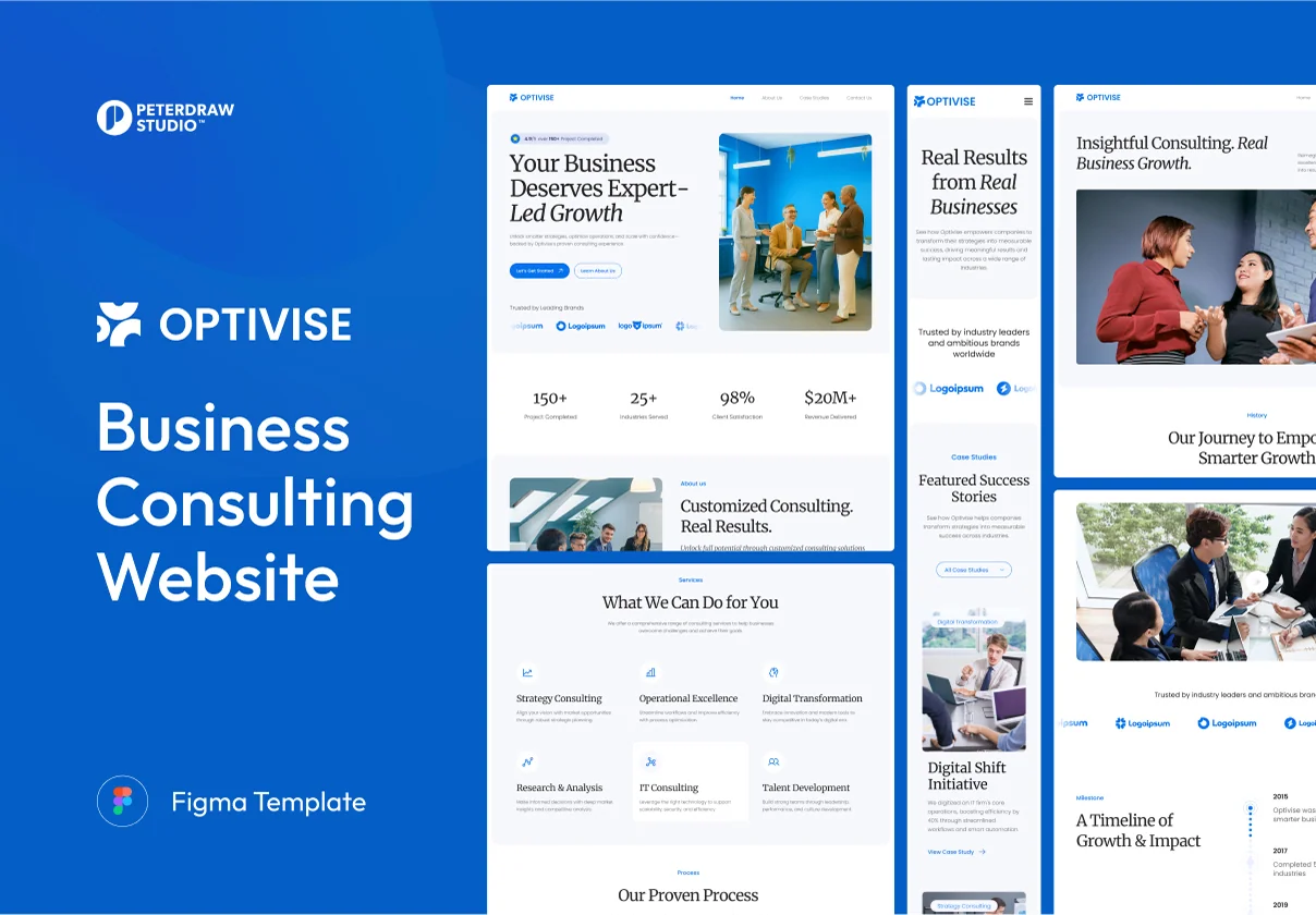 Optivise - Business Consulting Website