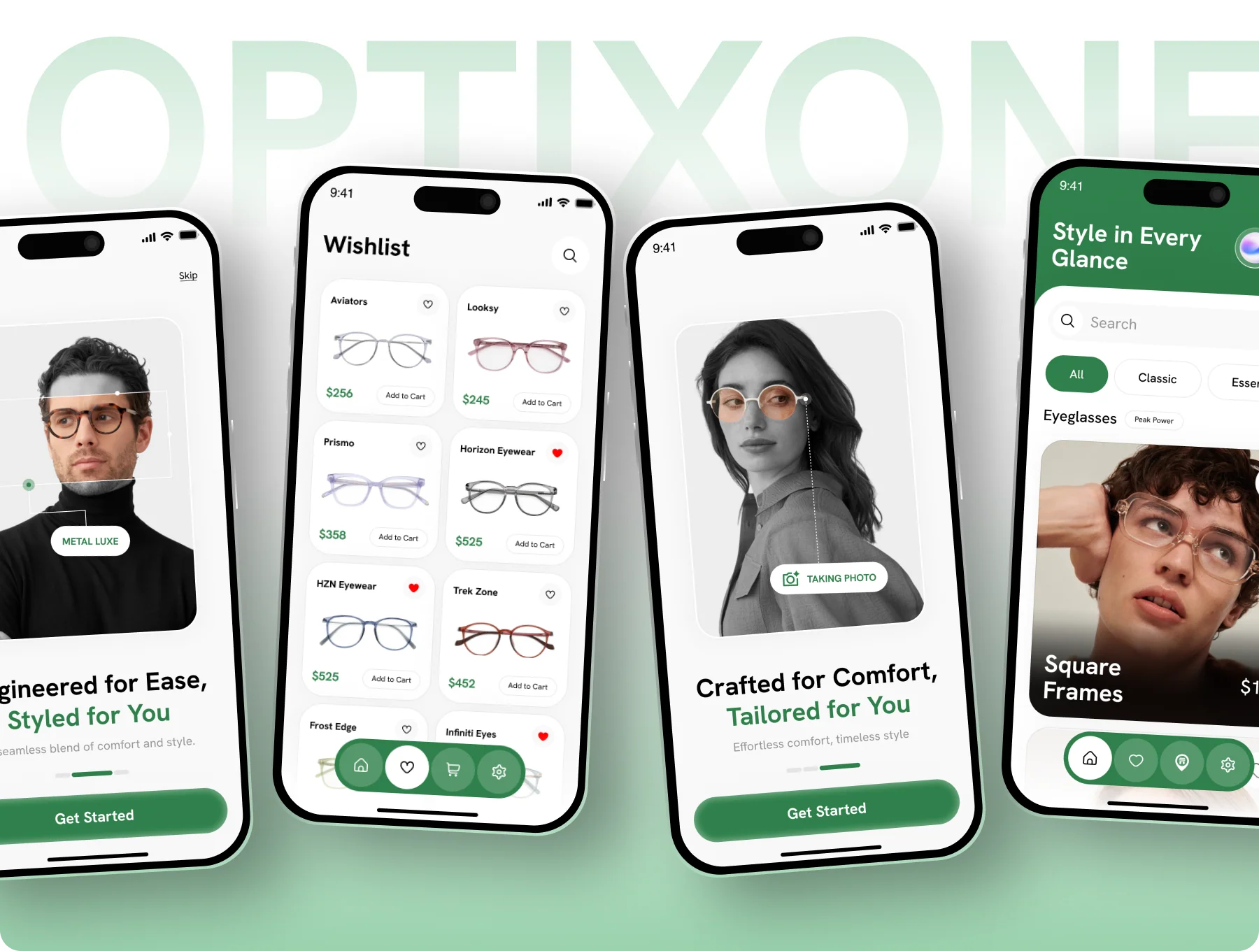 OptixOne – Figma Eyewear App UI Kit | Mobile Ecommerce Glasses Store Template 8