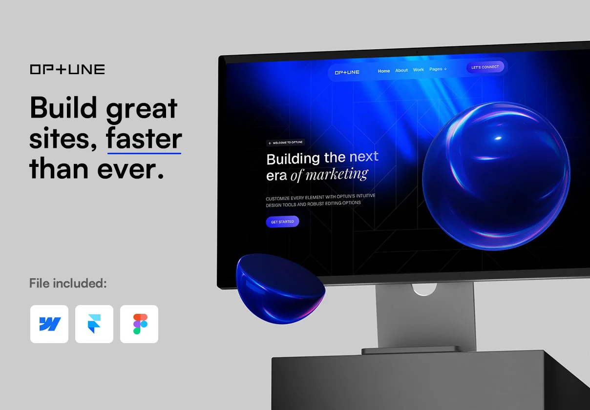 Optune - Webflow and Framer Template