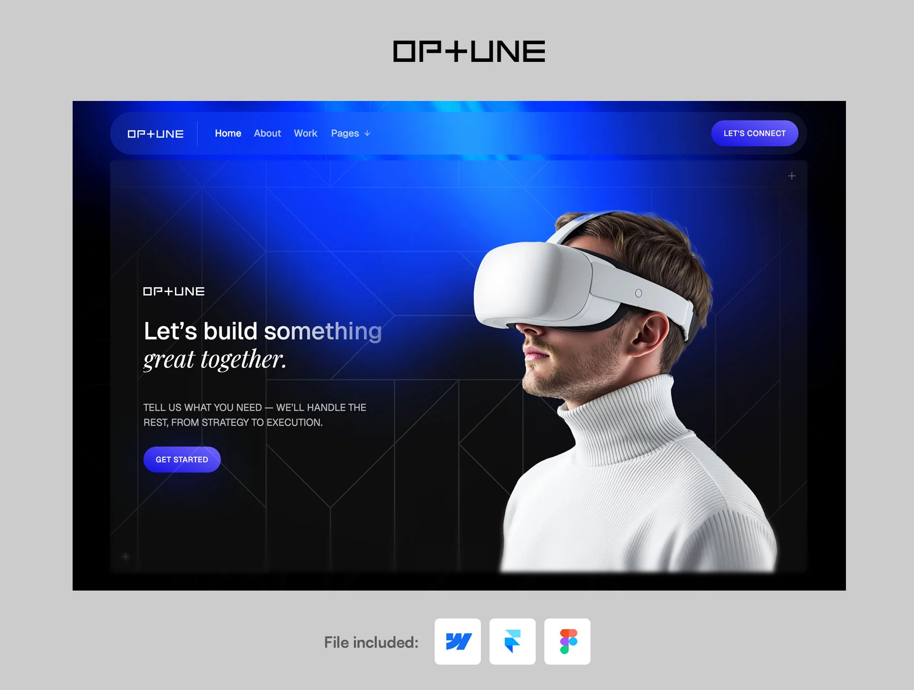 Optune - Webflow and Framer Template 4