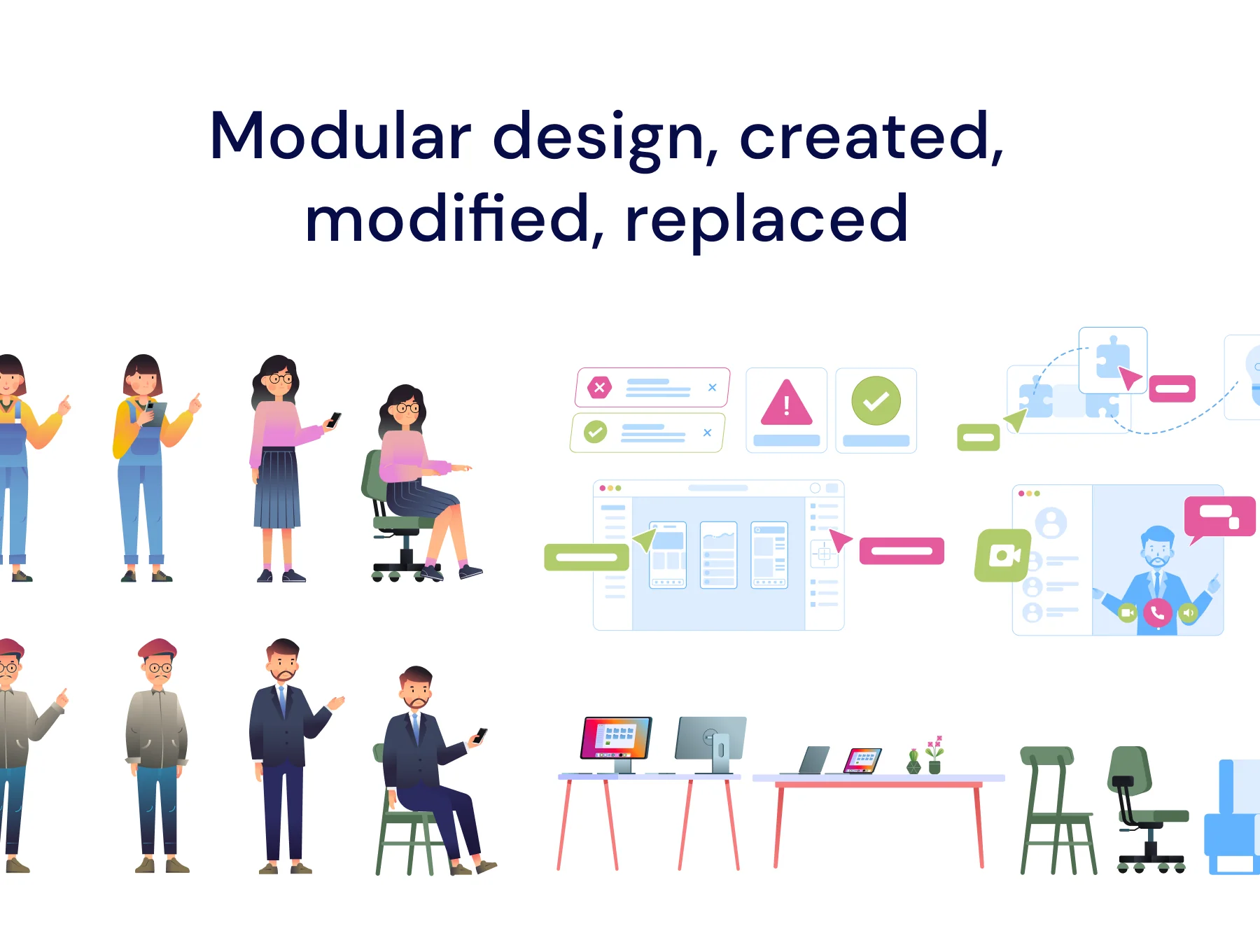 Opus startup and office illustration 3