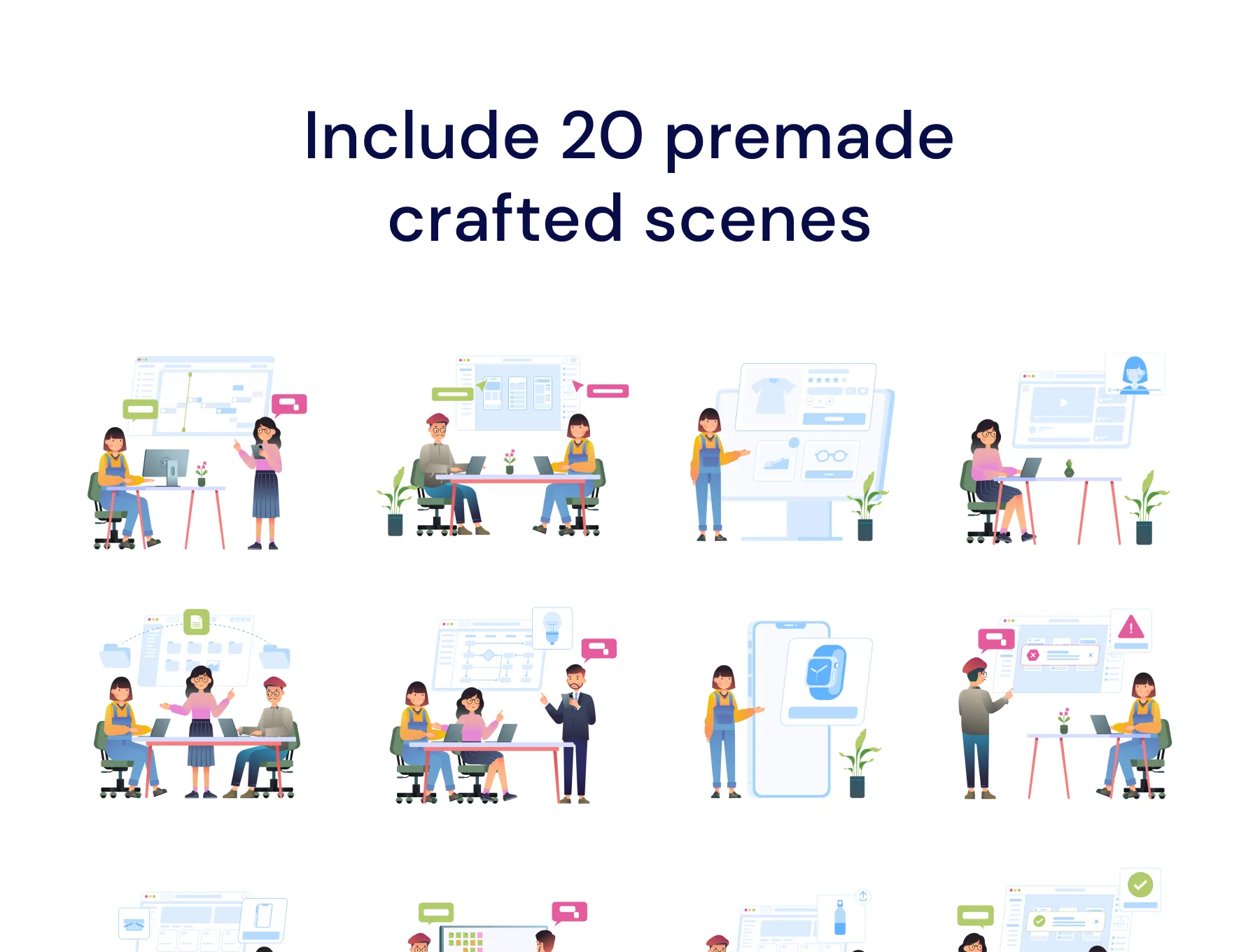 Opus startup and office illustration 4
