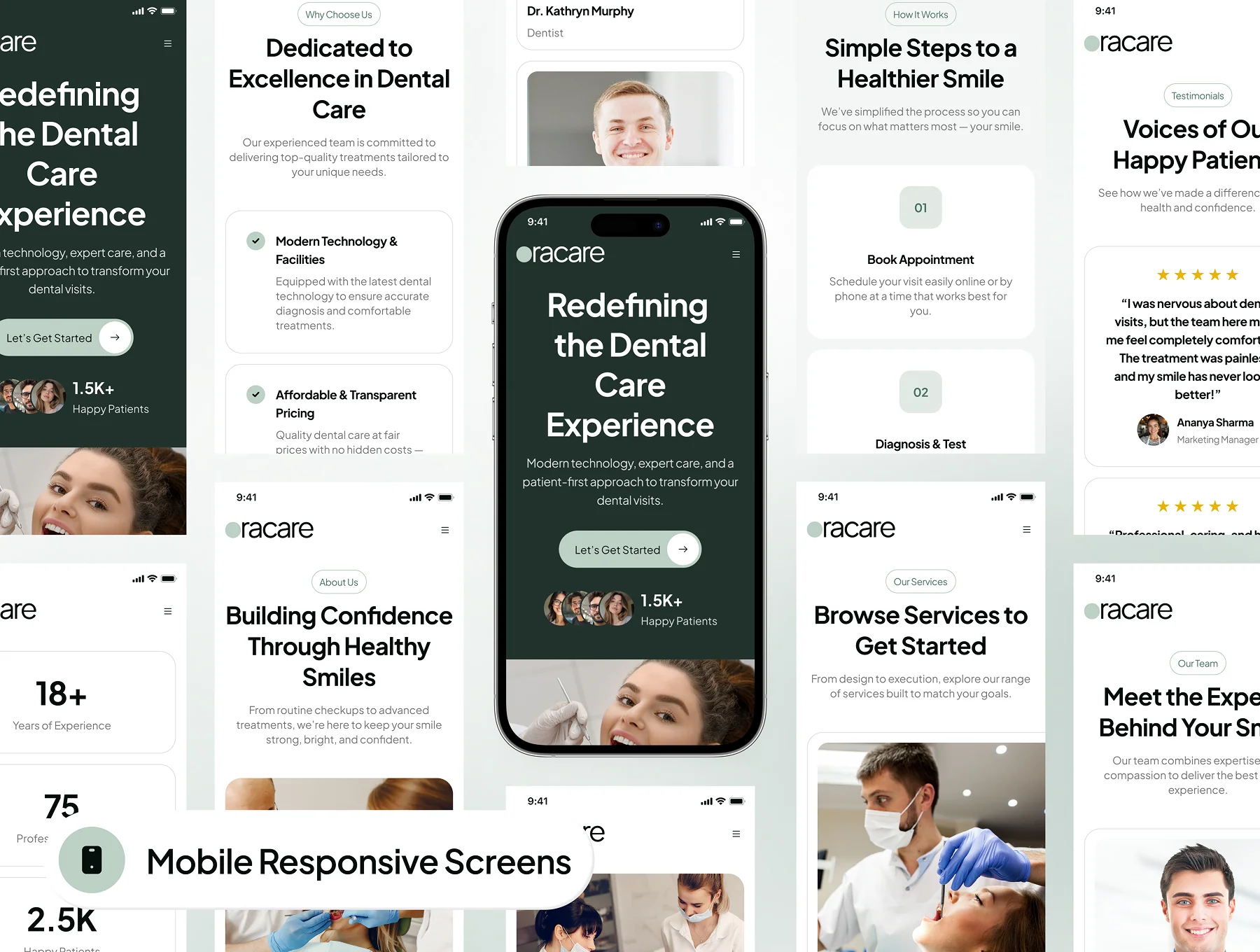 oracare - Dental Clinic Website UI Kit 9