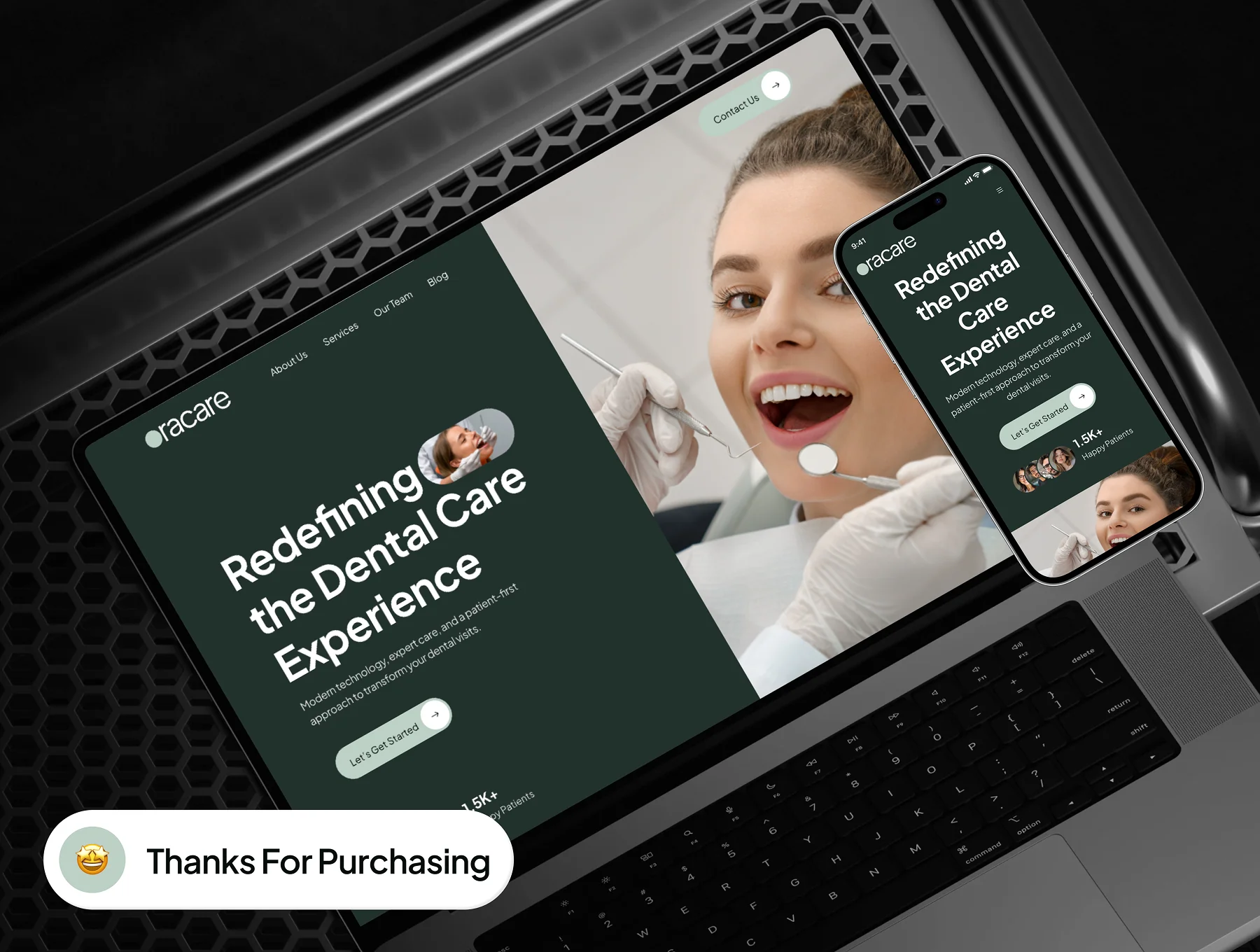 oracare - Dental Clinic Website UI Kit 10