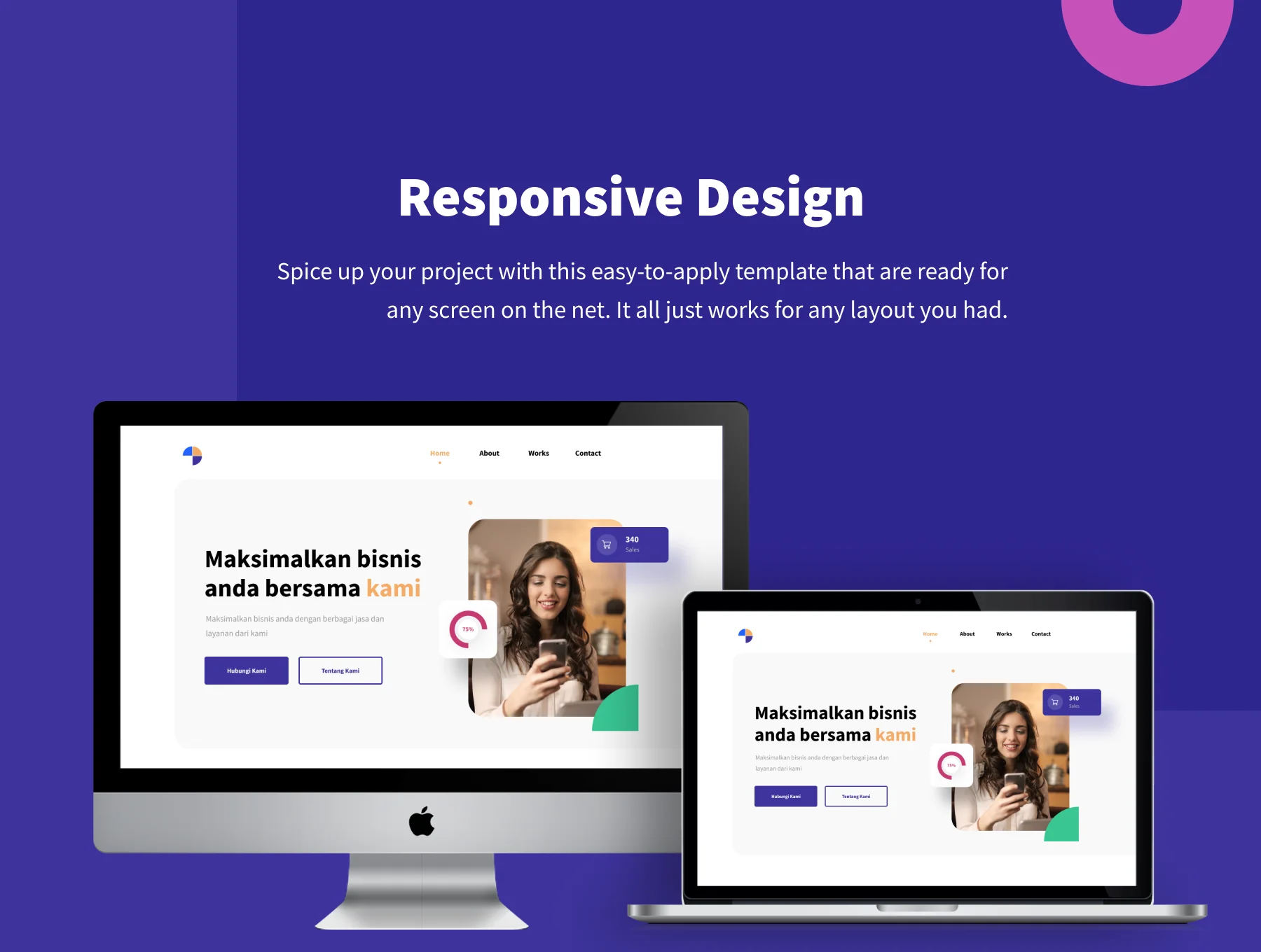 Oracle - Modern Style Website Template 5