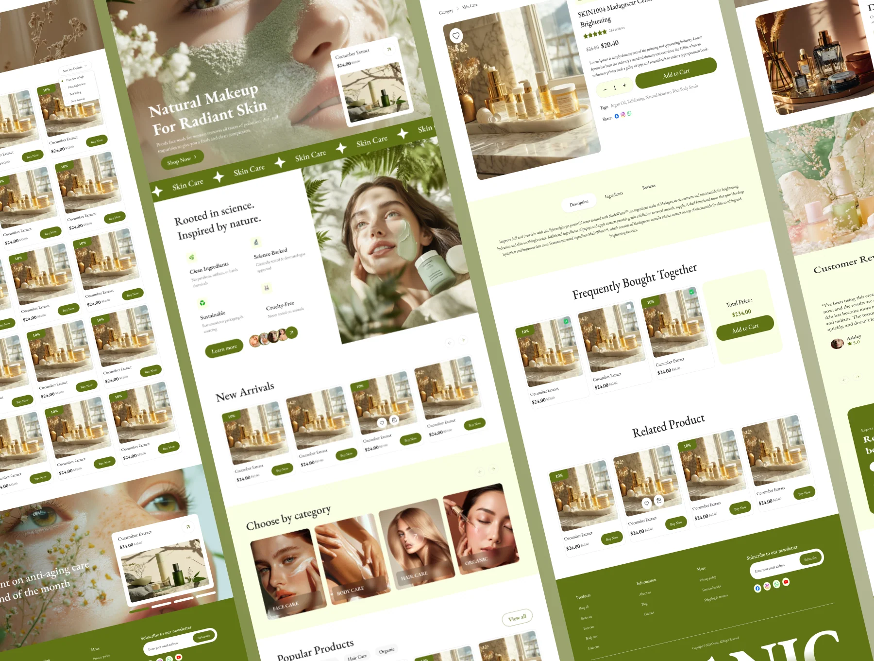 Oranic – Skincare eCommerce UI Kit & Theme for Beauty Brands 4